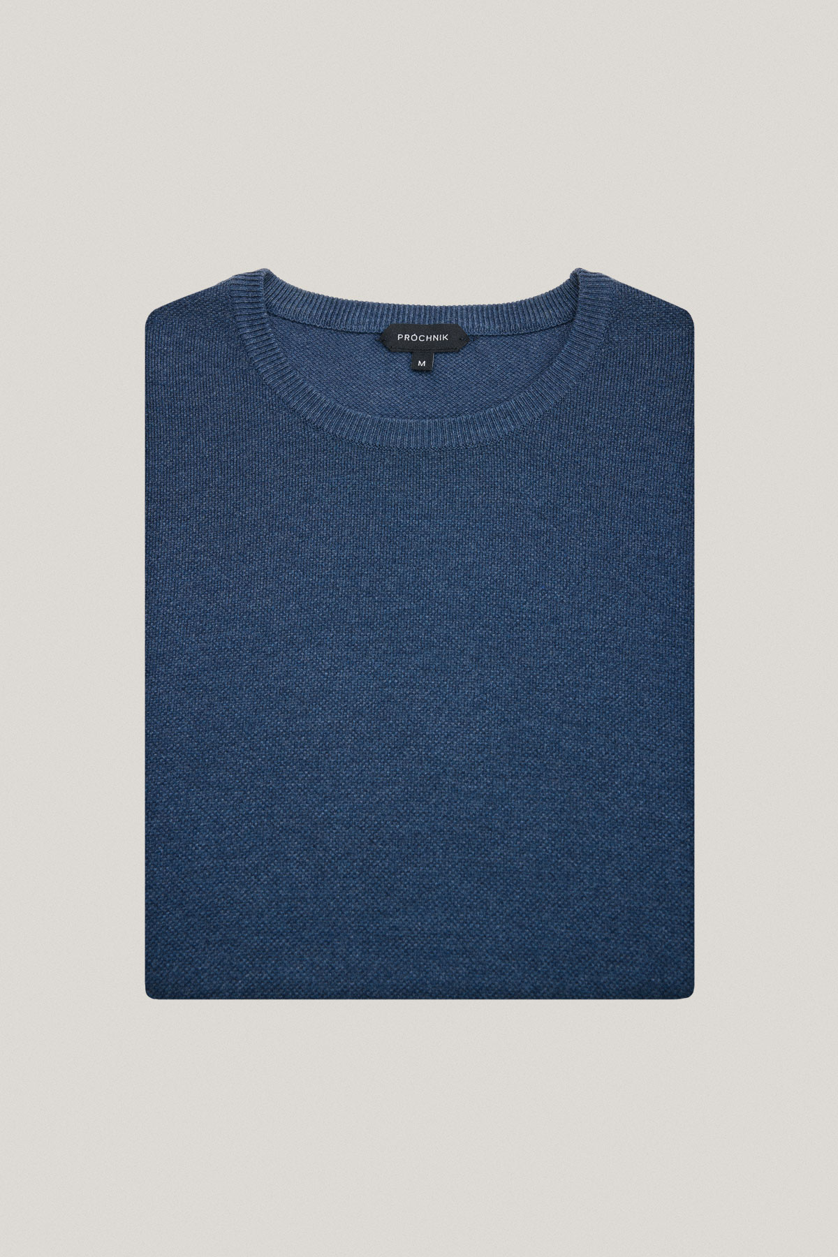 Sweter Granatowy z Wiskozą O-neck PM16