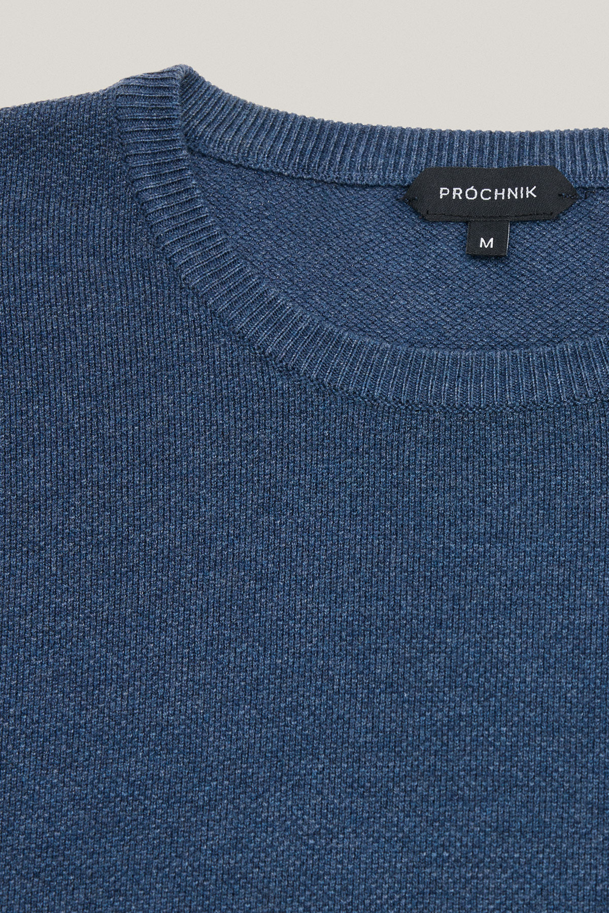 Sweter Granatowy z Wiskozą O-neck PM16