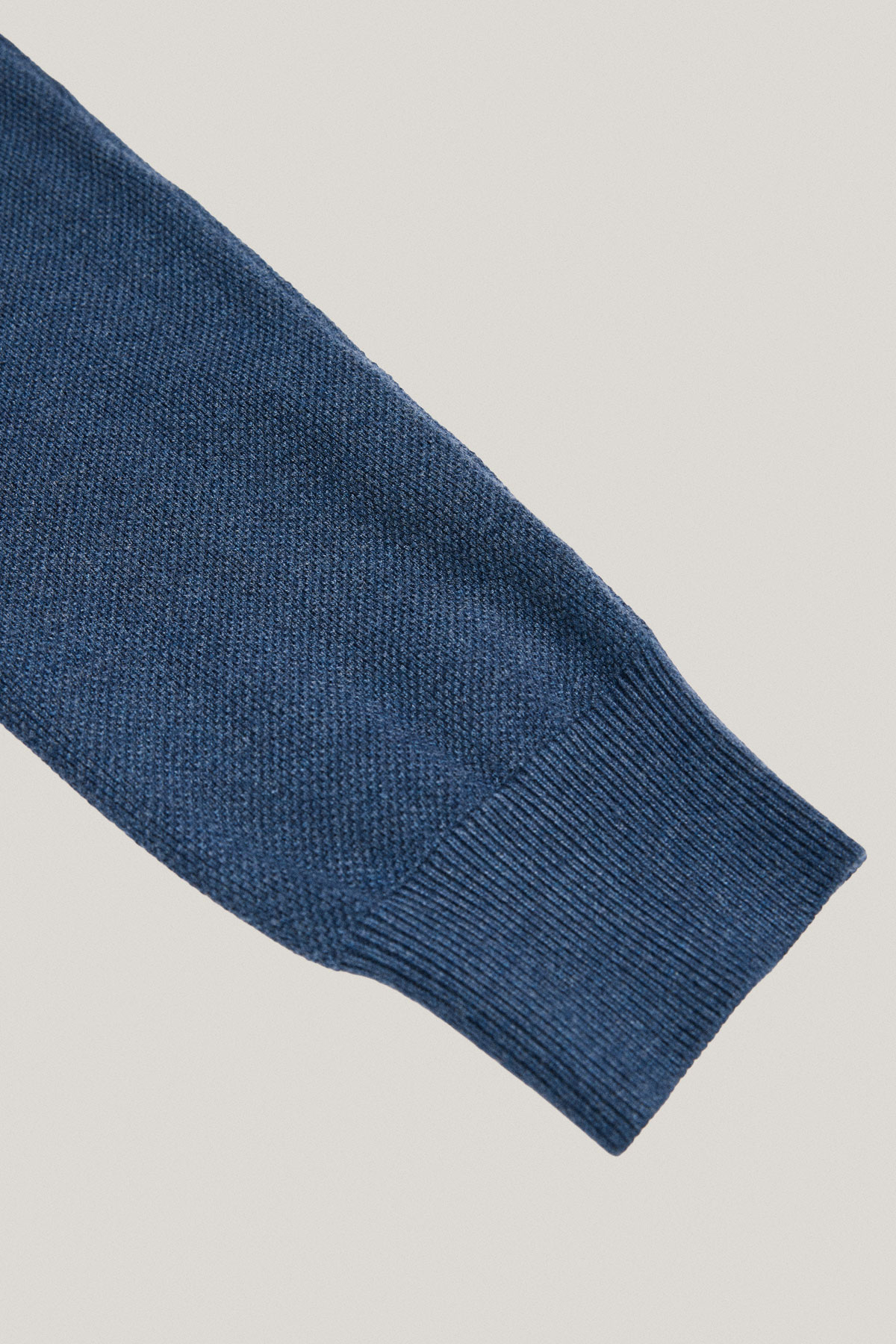 Sweter Granatowy z Wiskozą O-neck PM16