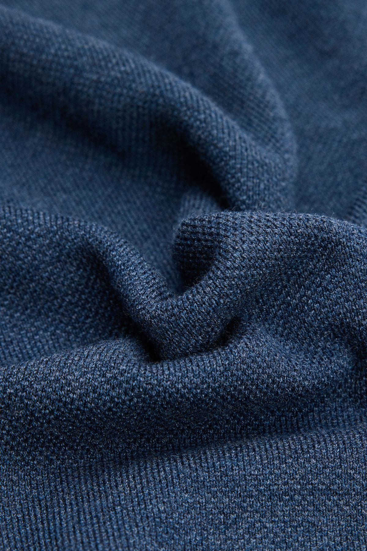 Sweter Granatowy z Wiskozą O-neck PM16