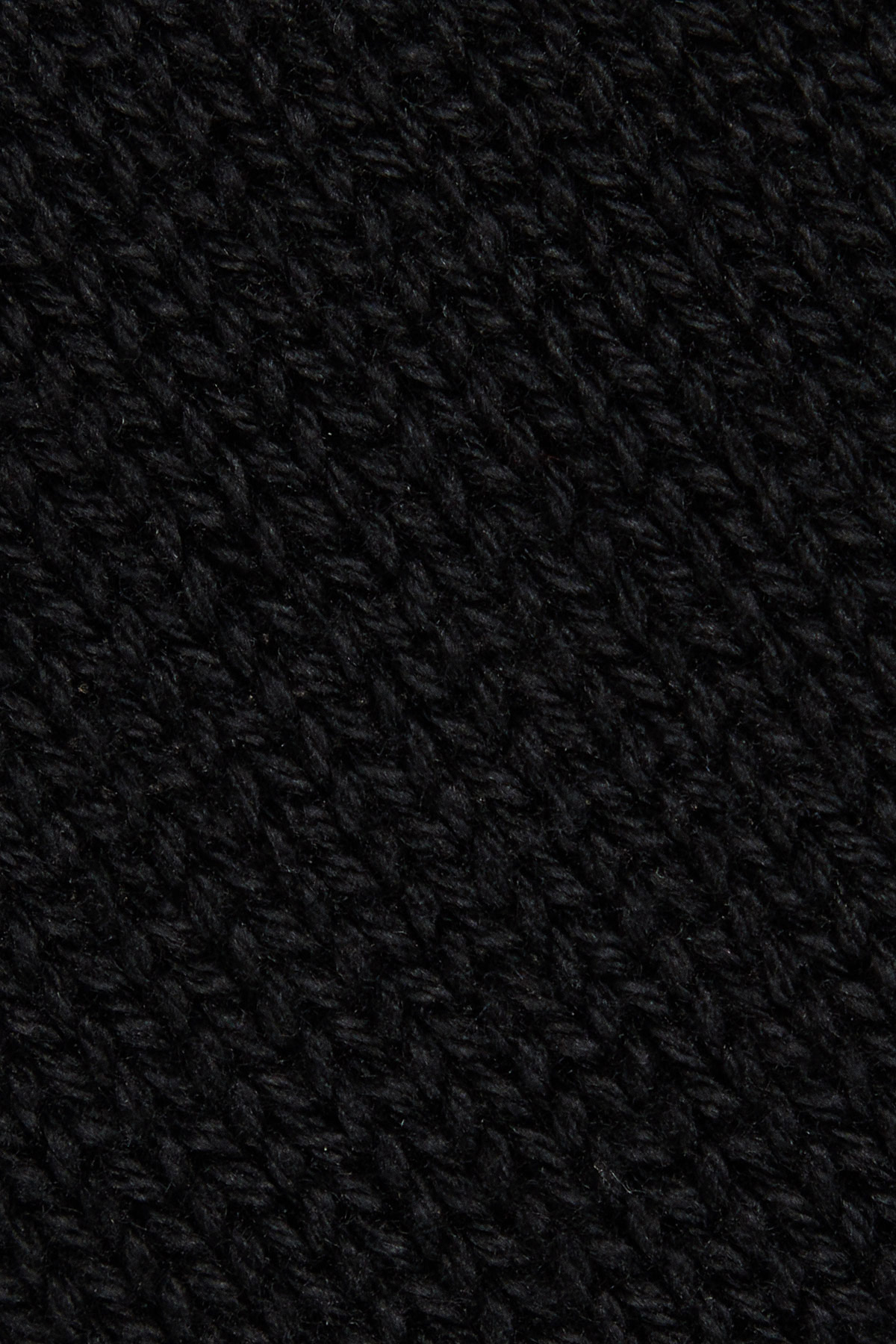 Sweter Rozpinany pod Szyją Czarny z Bawełny PM10