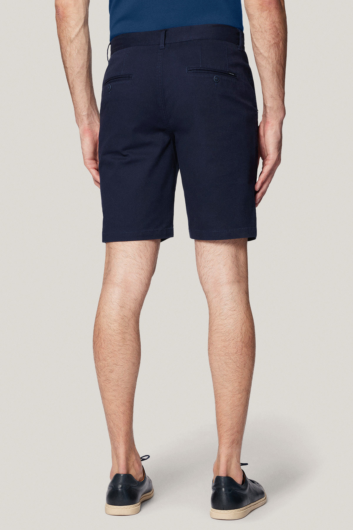 Szorty Ciemnogranatowe z Bawełną PM1