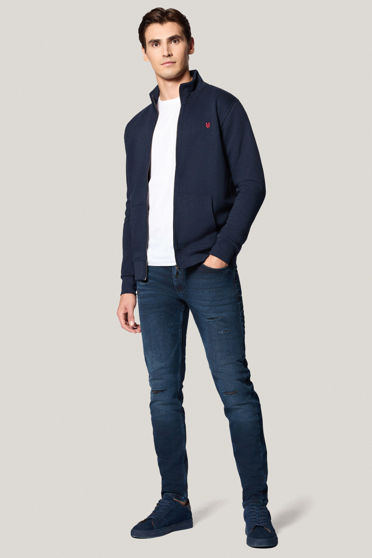 Bluza Rozpinana Granatowa PM16