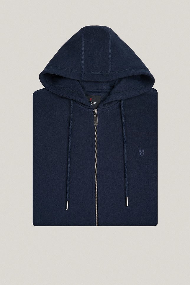 Bluza Rozpinana z Kapturem Granatowa PM15