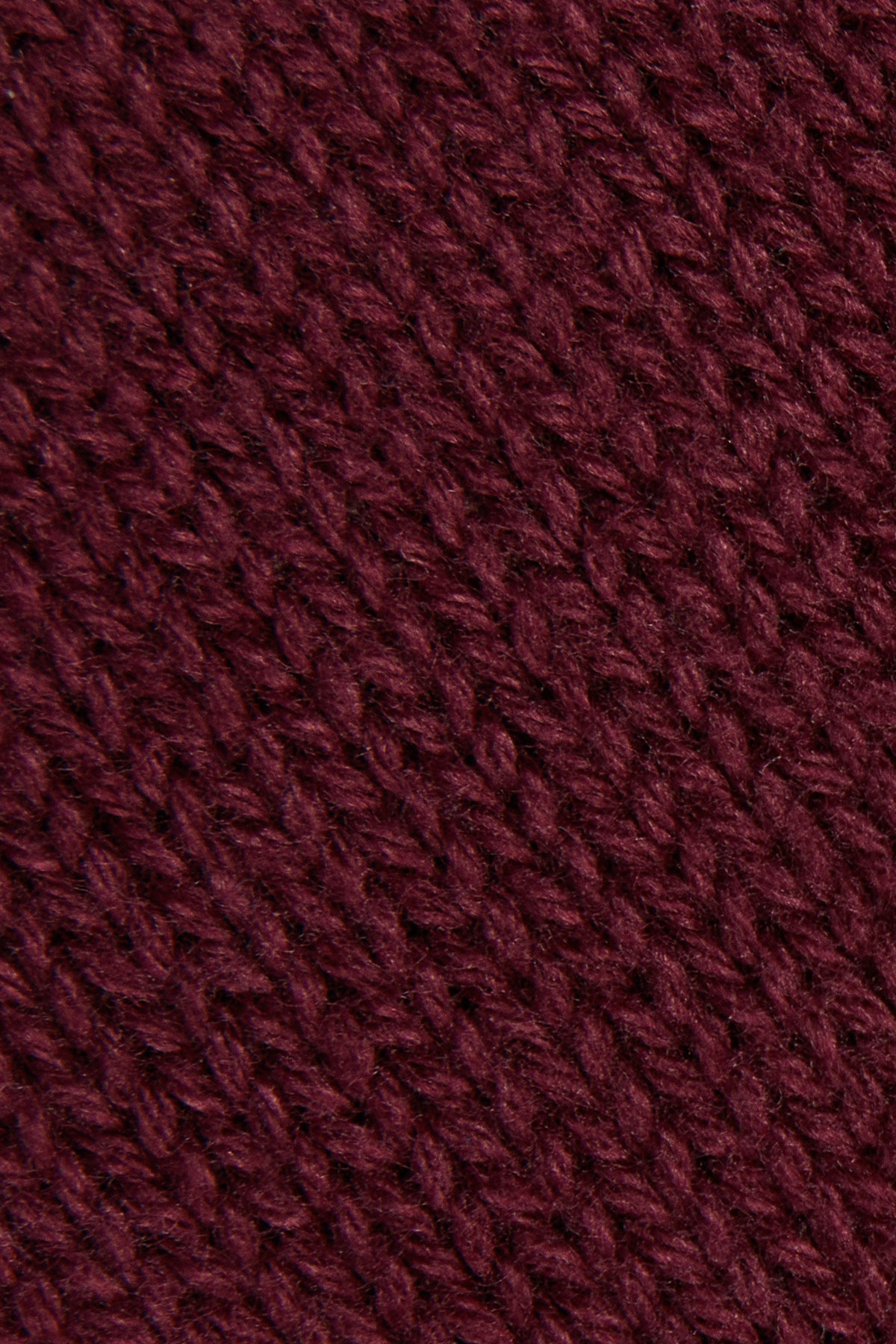 Sweter Rozpinany pod Szyją Bordowy z Bawełny PM10