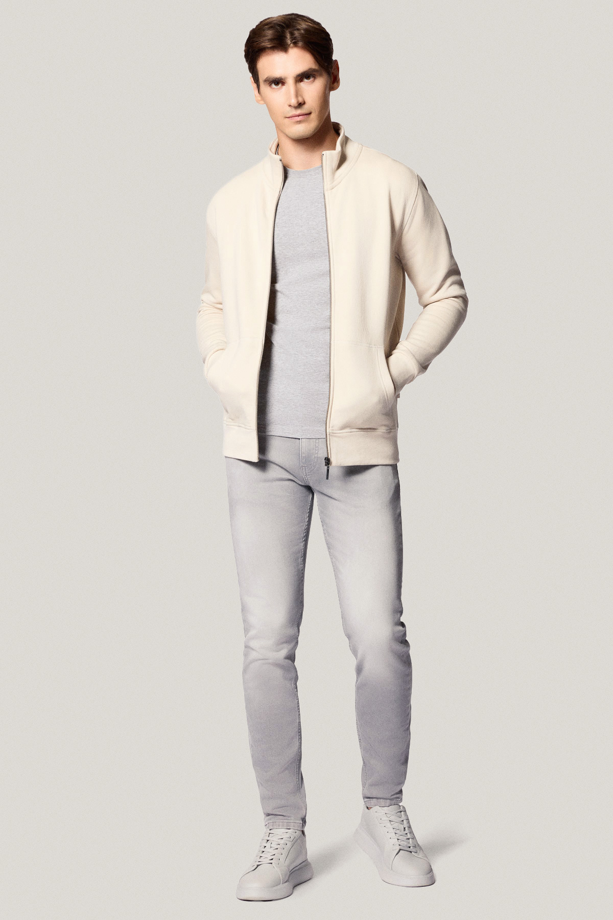 Bluza Rozpinana Jasnobeżowa PM14