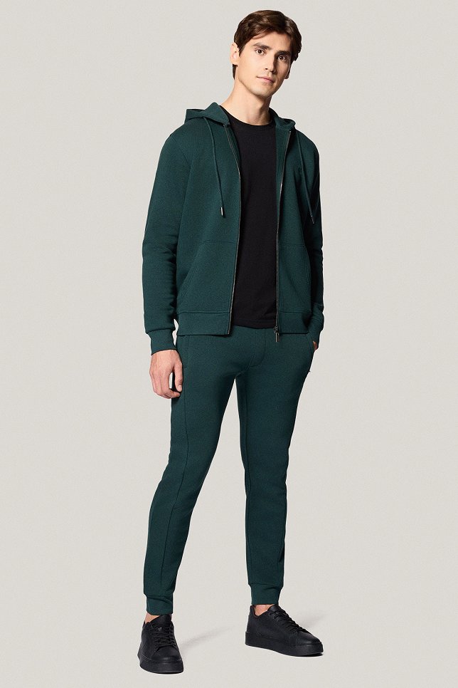 Bluza Rozpinana z Kapturem Zielona PM15