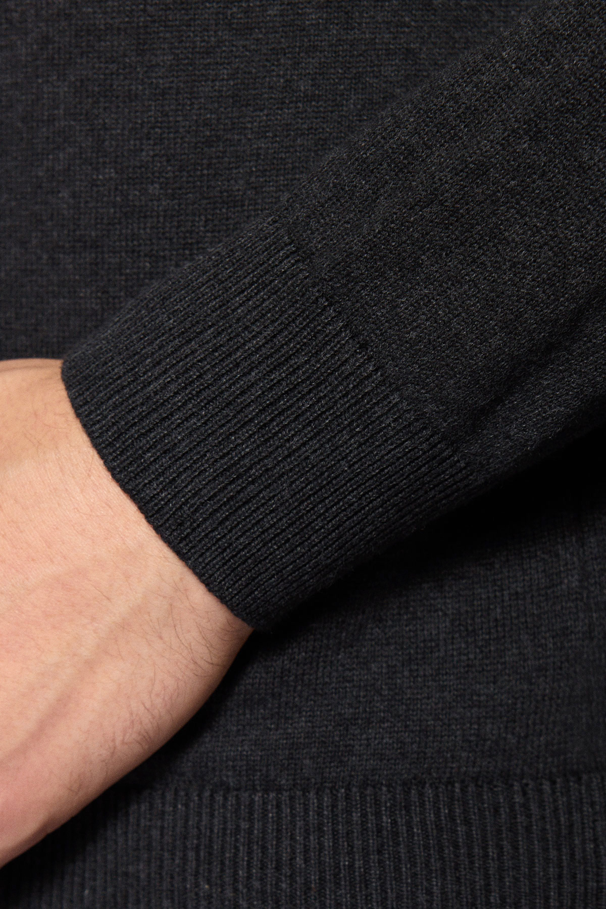 Golf Ciemnoszary Bawełniany PM5