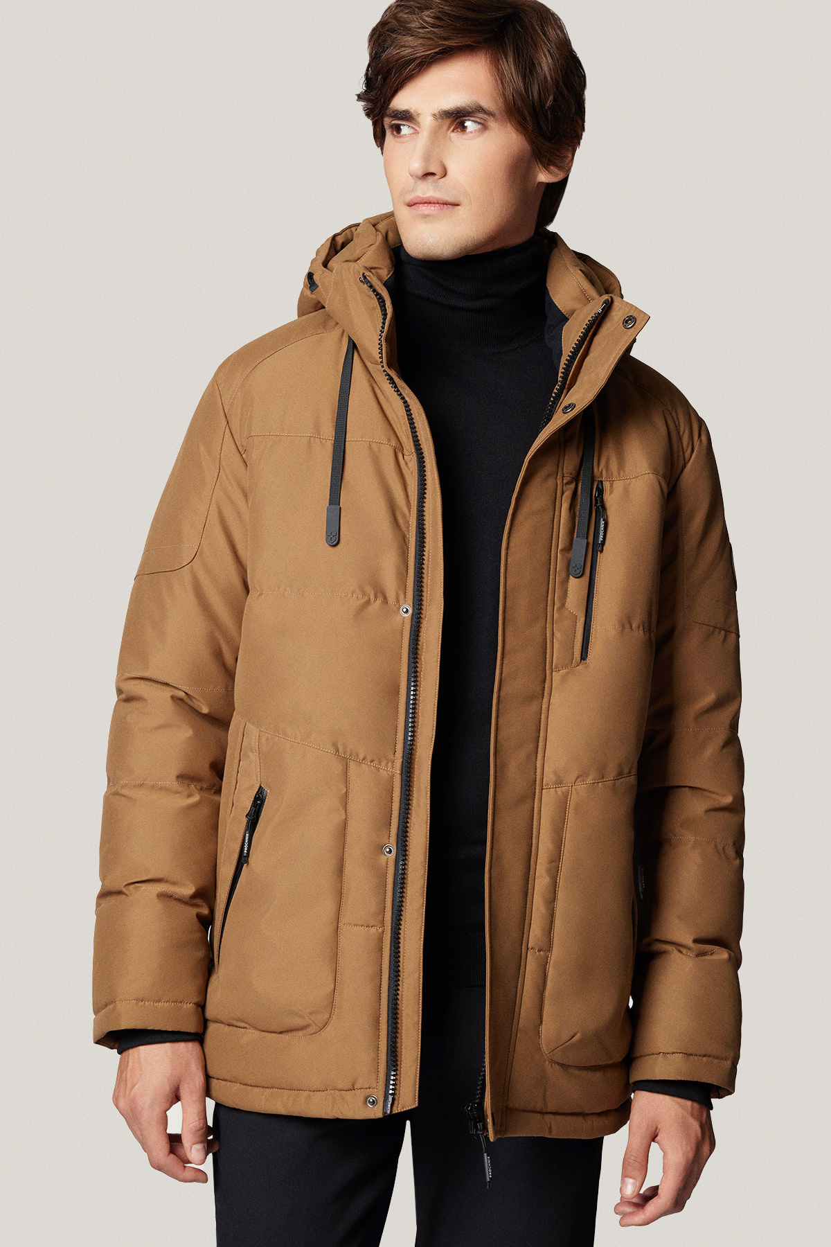 Kurtka Zimowa Beżowa Techniczna PM4