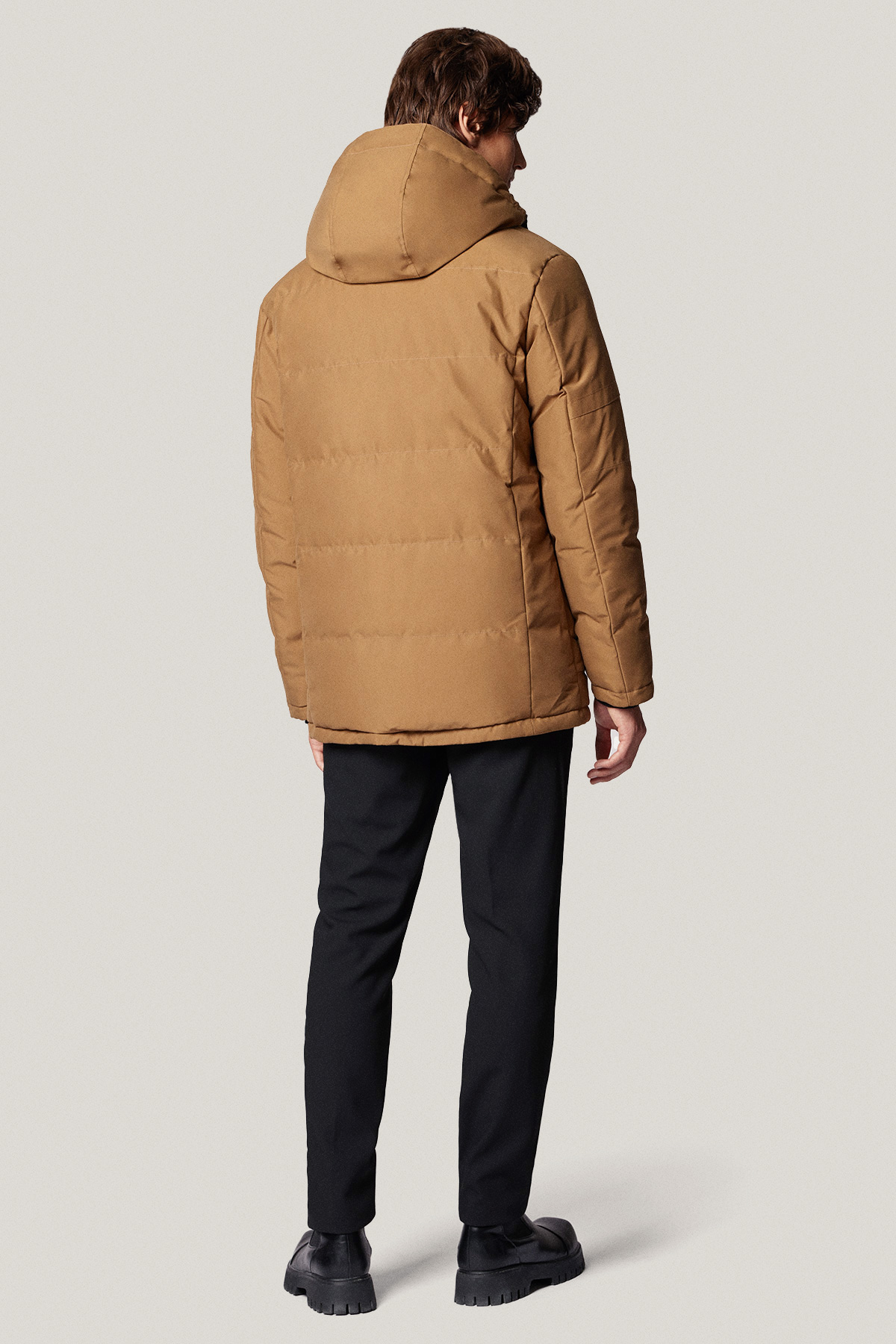 Kurtka Zimowa Beżowa Techniczna PM4