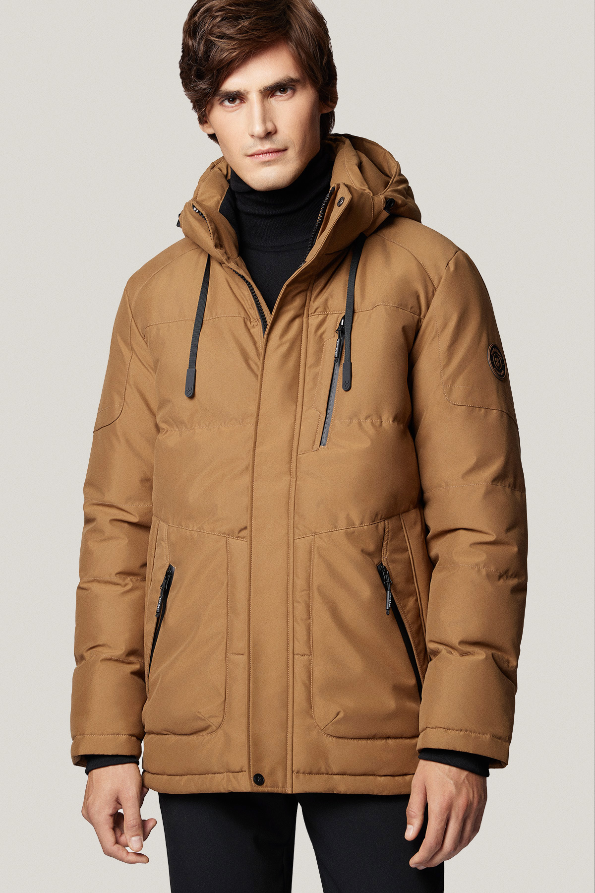 Kurtka Zimowa Beżowa Techniczna PM4