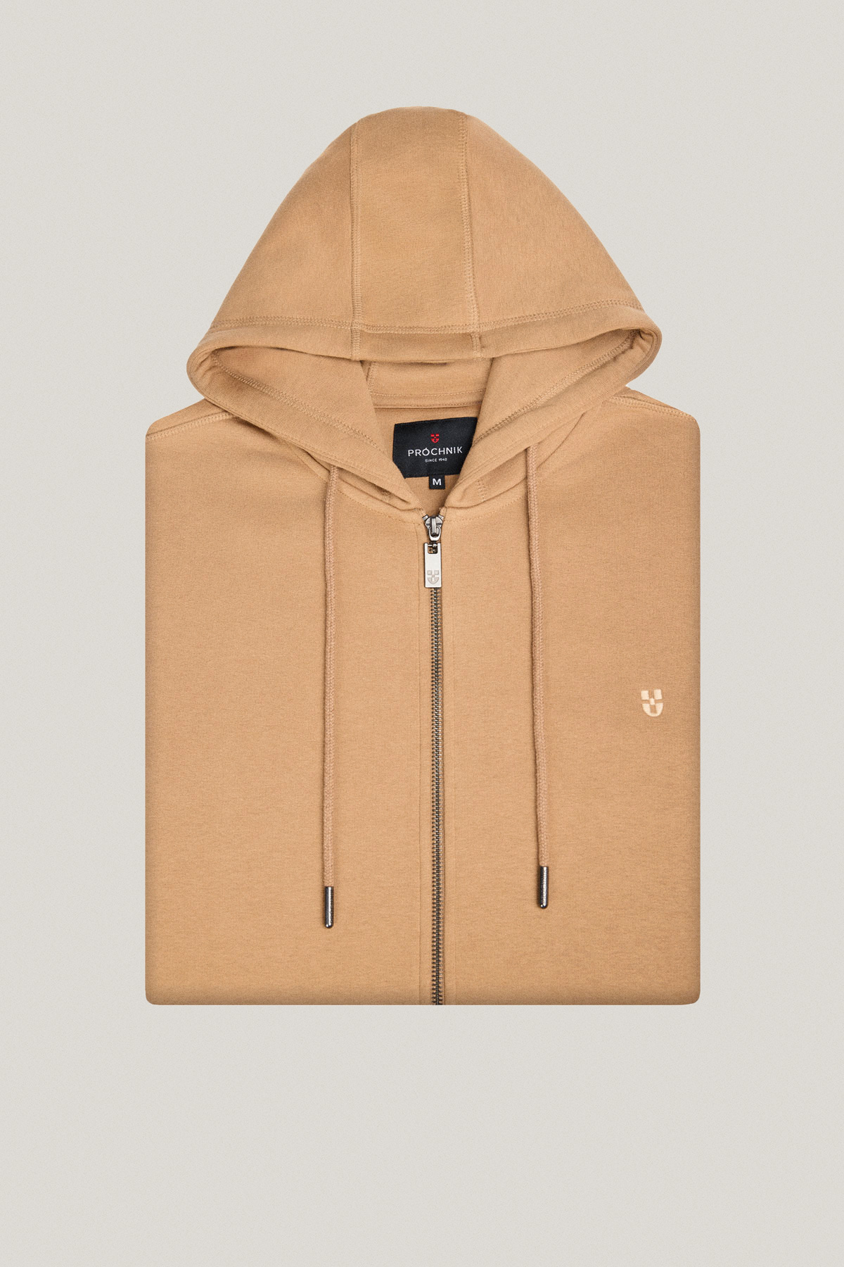 Bluza Rozpinana z Kapturem Beżowa PM15