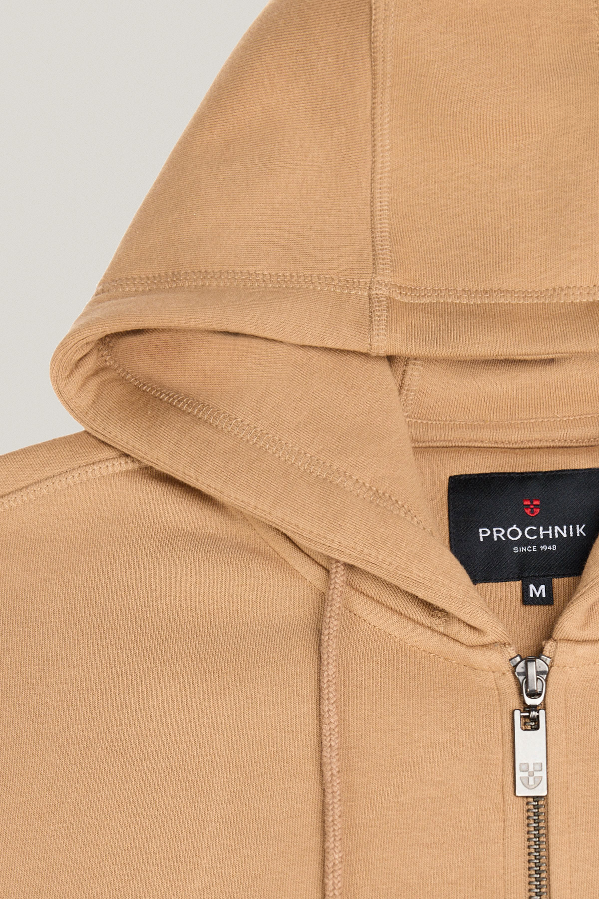 Bluza Rozpinana z Kapturem Beżowa PM15