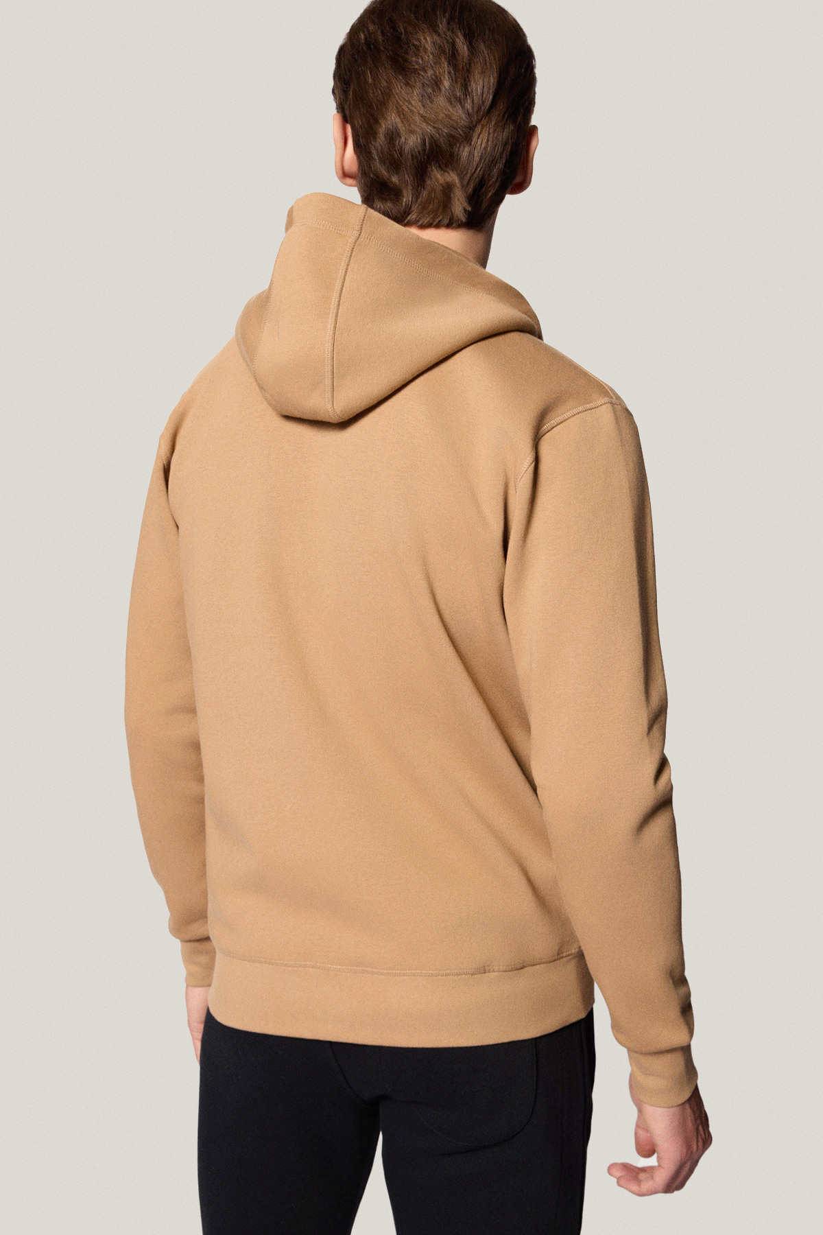 Bluza Rozpinana z Kapturem Beżowa PM15