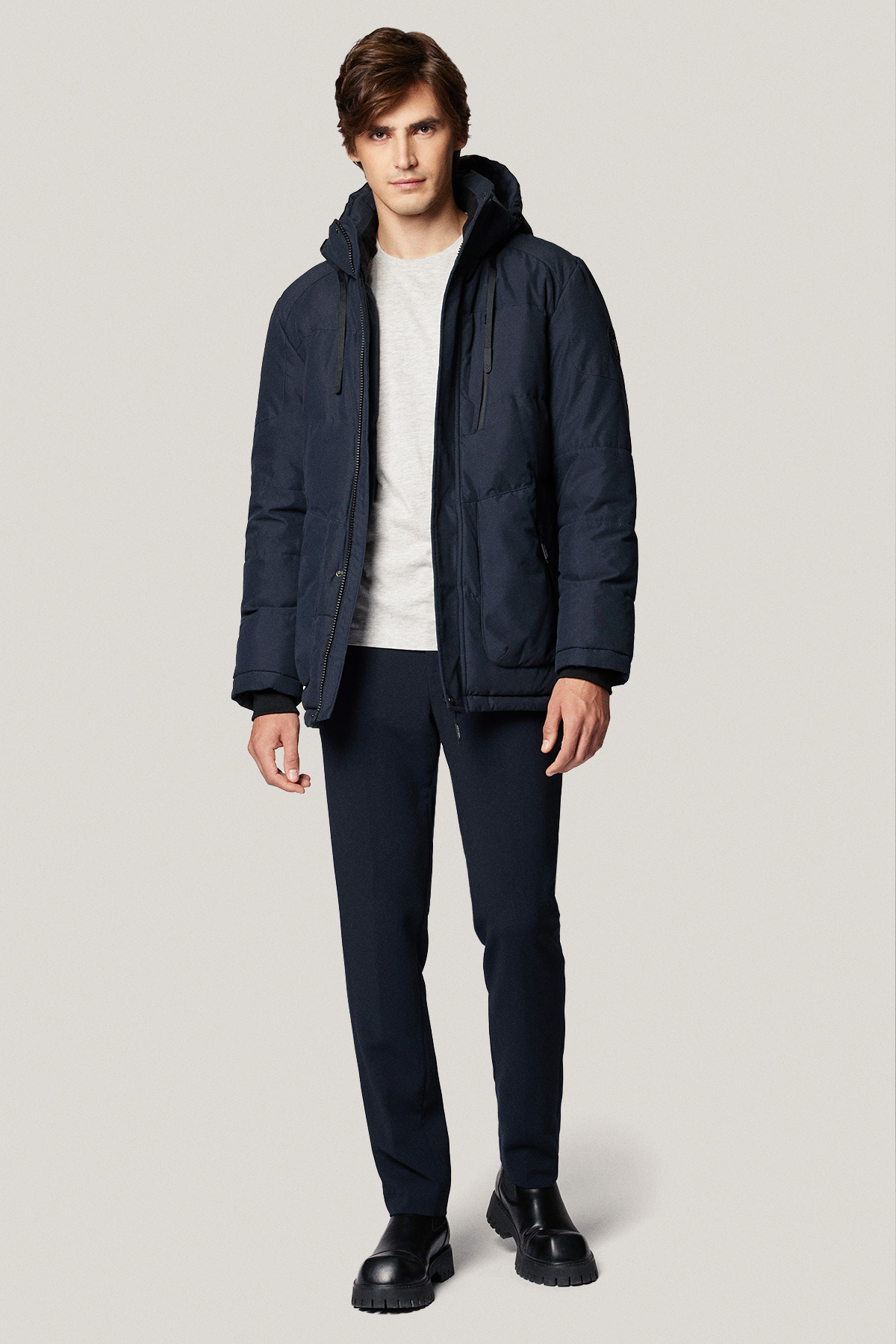 Kurtka Zimowa Granatowa Techniczna PM4