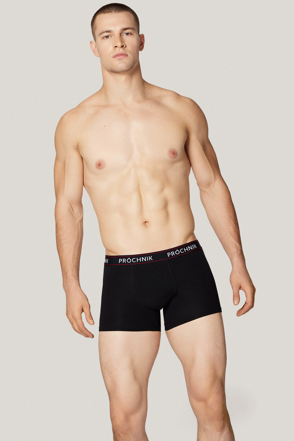Zestaw 3 Czarnych Bokserek z Bawełny PM1