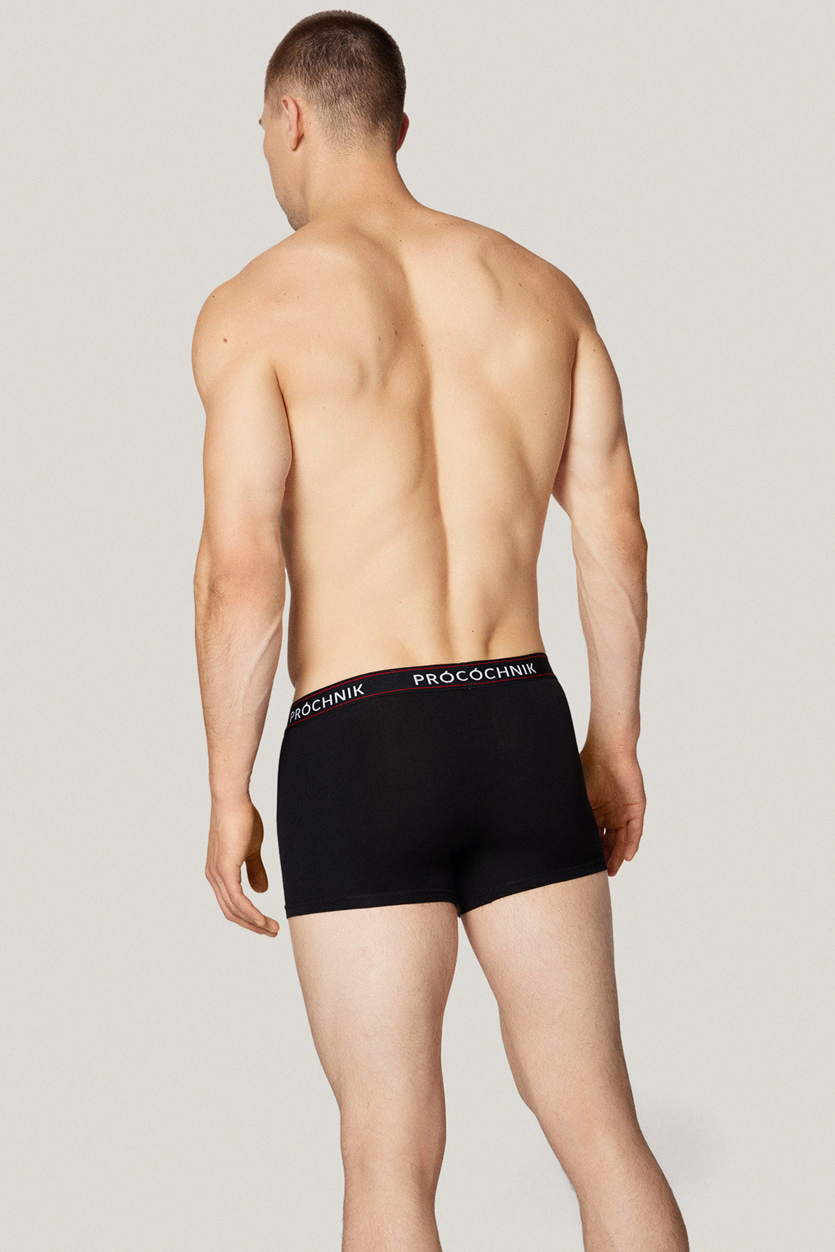 Zestaw 3 Czarnych Bokserek z Bawełny PM1