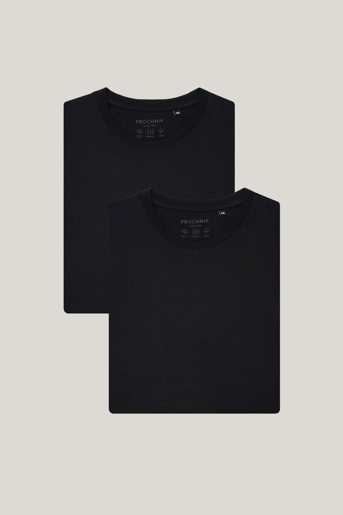 Zestaw 2 T-shirtów Bawełnianych Czarnych PM6