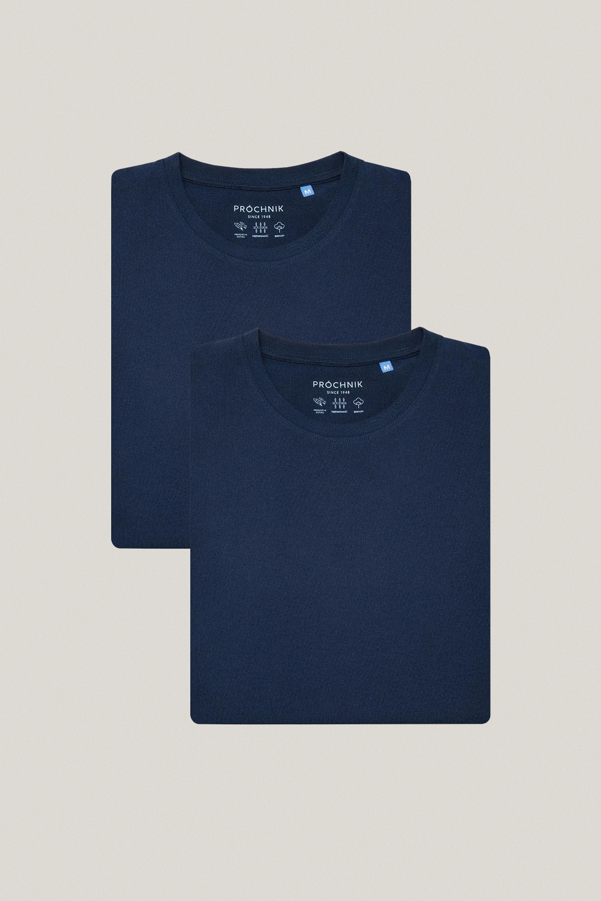 Zestaw 2 T-shirtów Bawełnianych Granatowych PM6