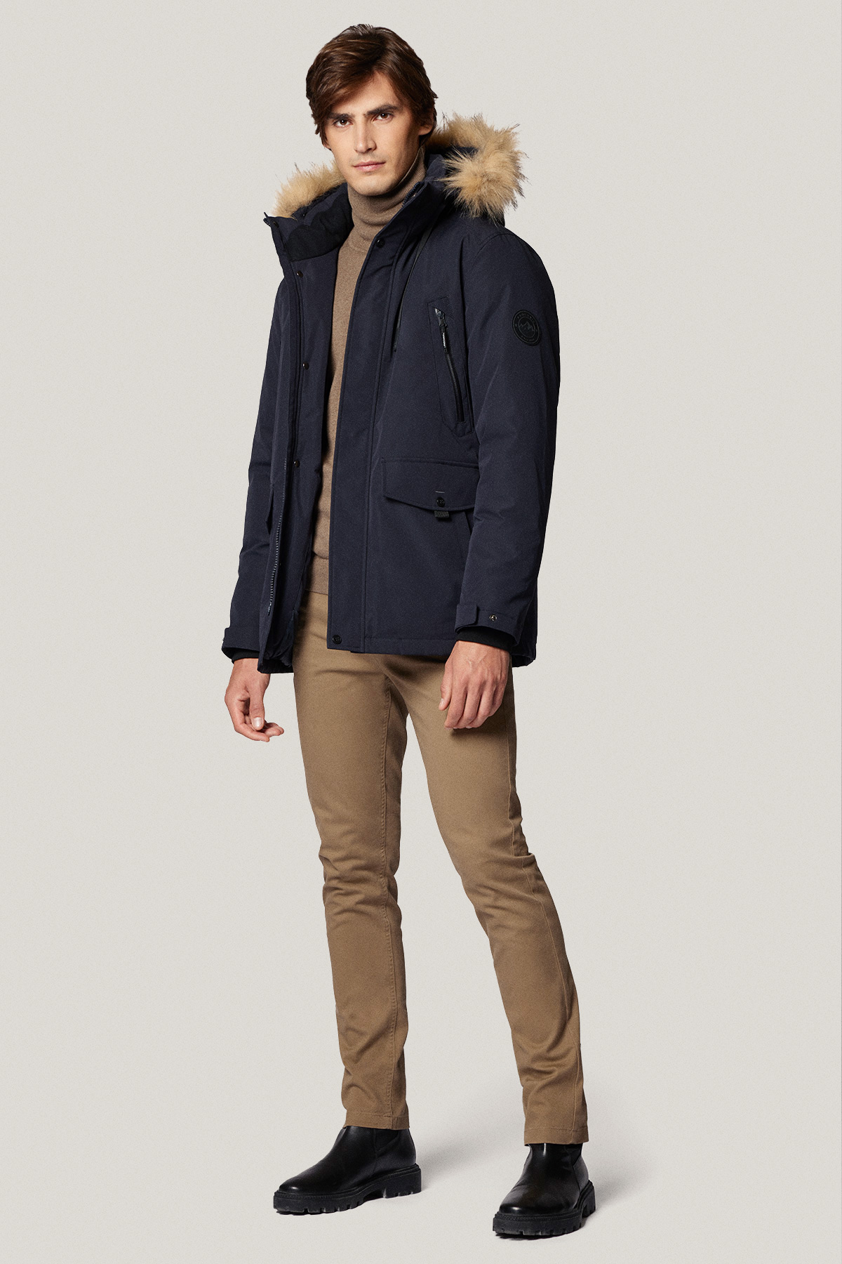 Kurtka Zimowa Granatowa Techniczna PM5