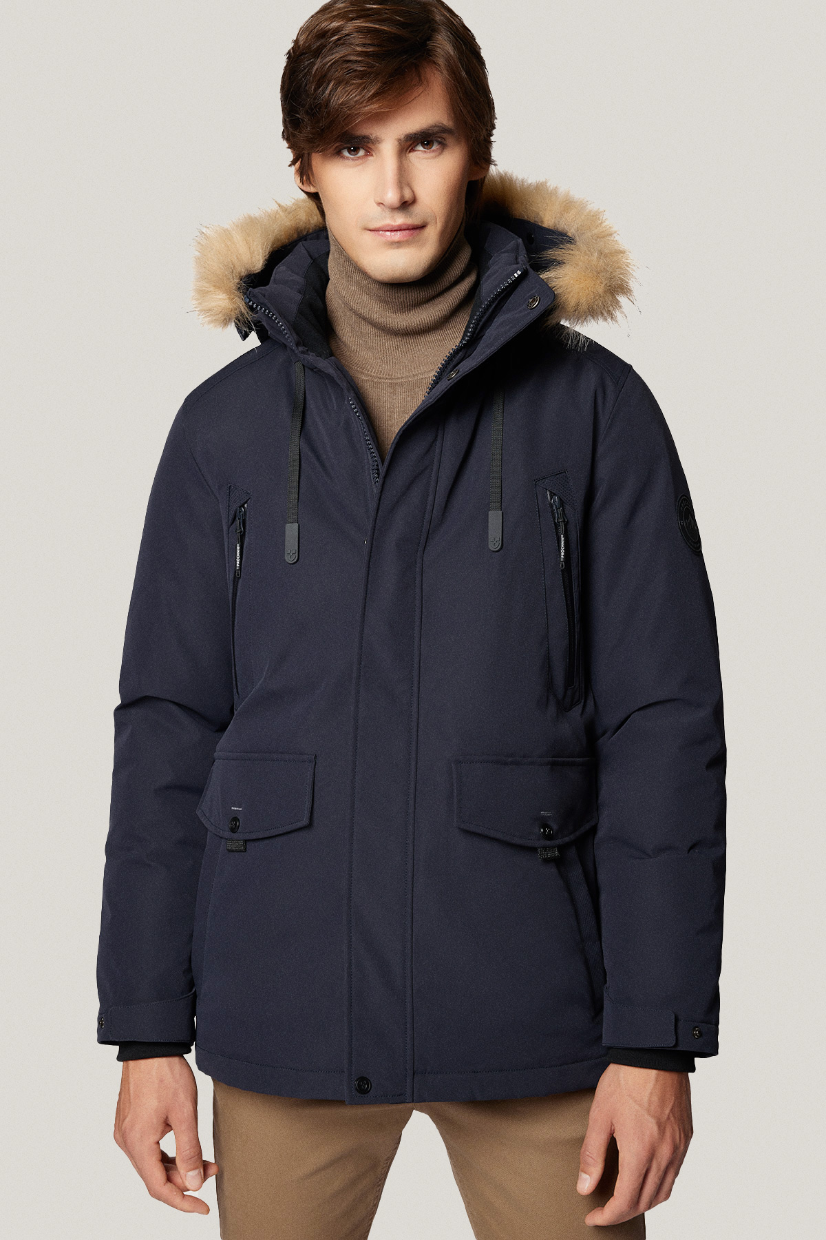 Kurtka Zimowa Granatowa Techniczna PM5