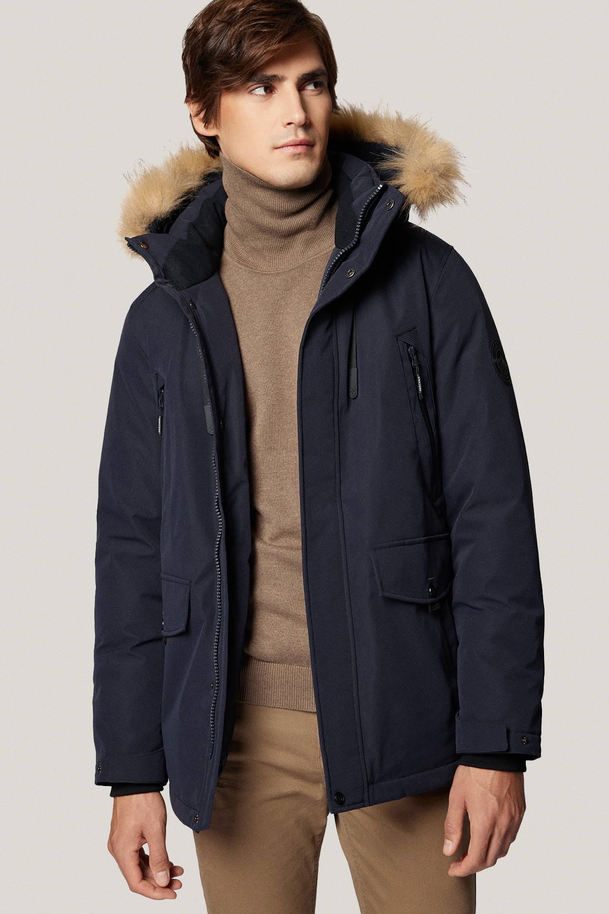 Kurtka Zimowa Granatowa Techniczna PM5