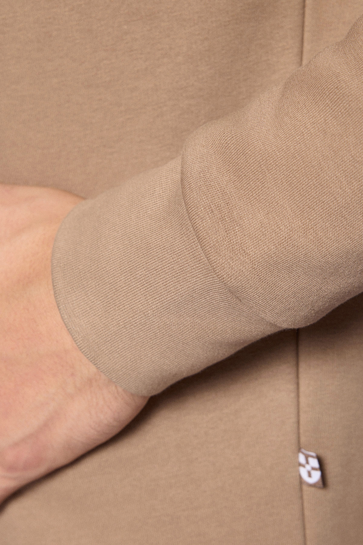 Bluza Nierozpinana Bez Kaptura Beżowa PM13