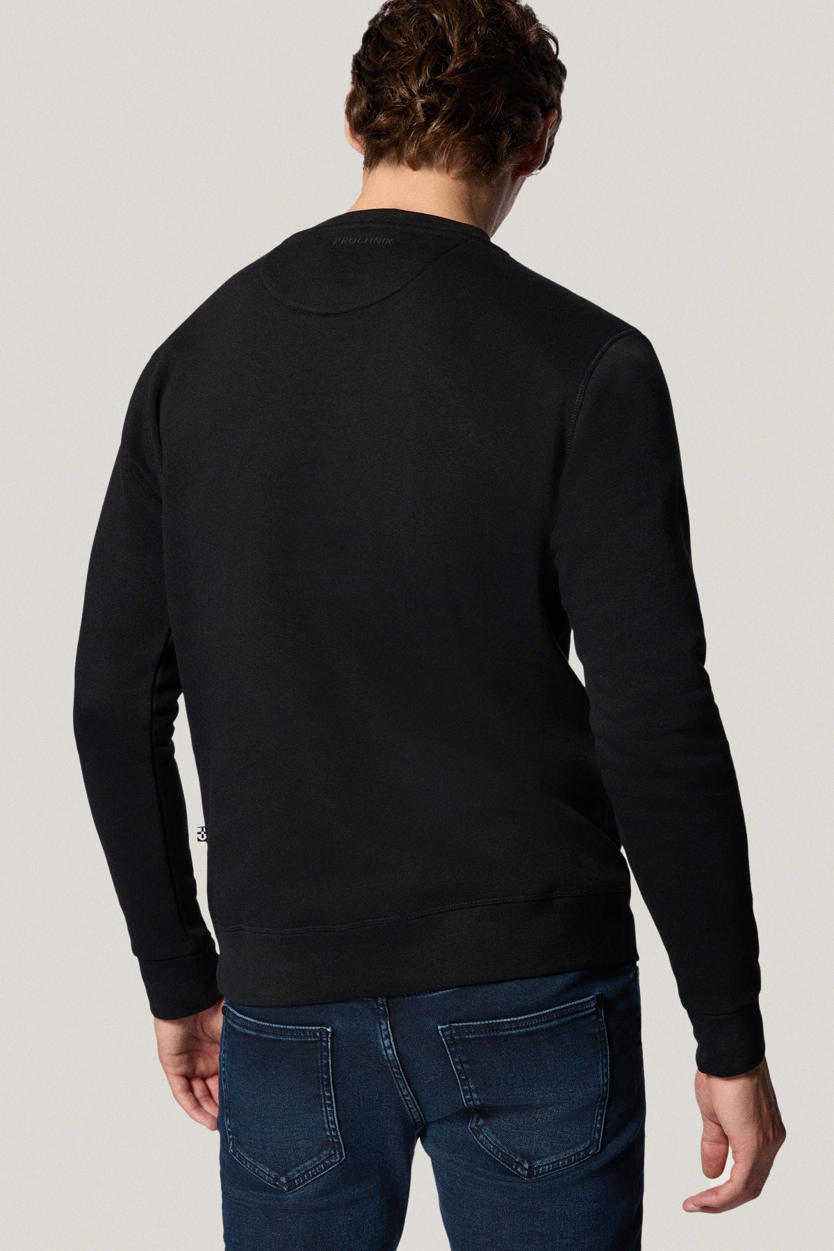 Bluza Nierozpinana Bez Kaptura Czarna PM13