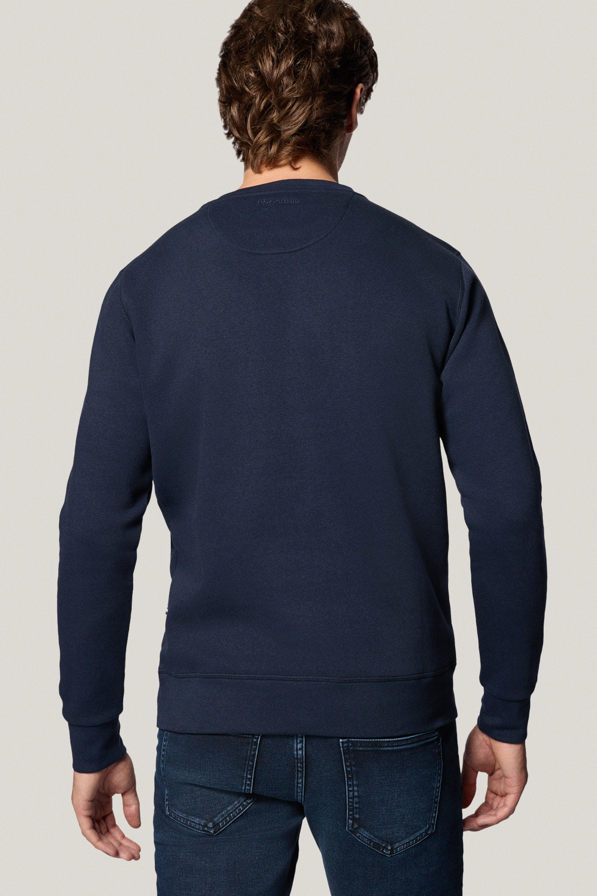 Bluza Nierozpinana Bez Kaptura Granatowa PM13