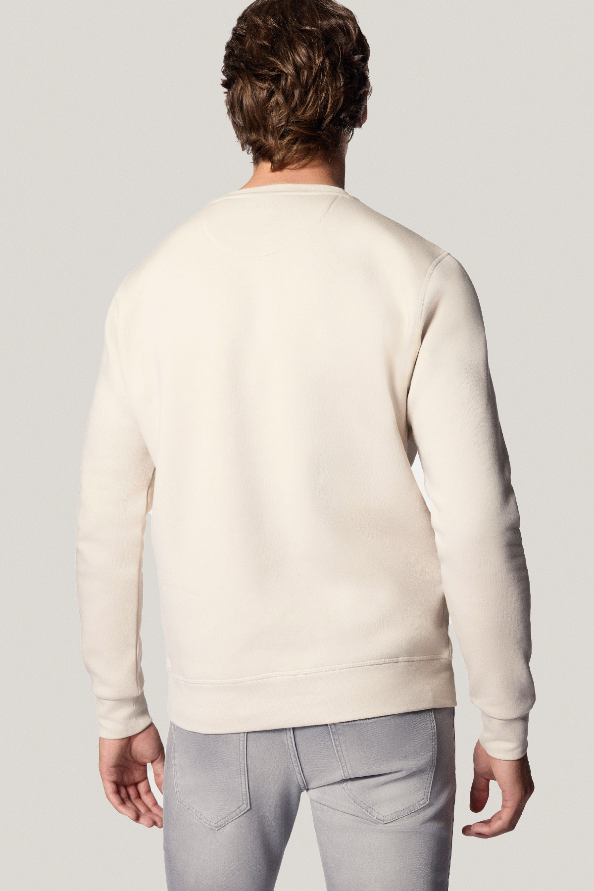 Bluza Nierozpinana Bez Kaptura Jasnobeżowa PM13