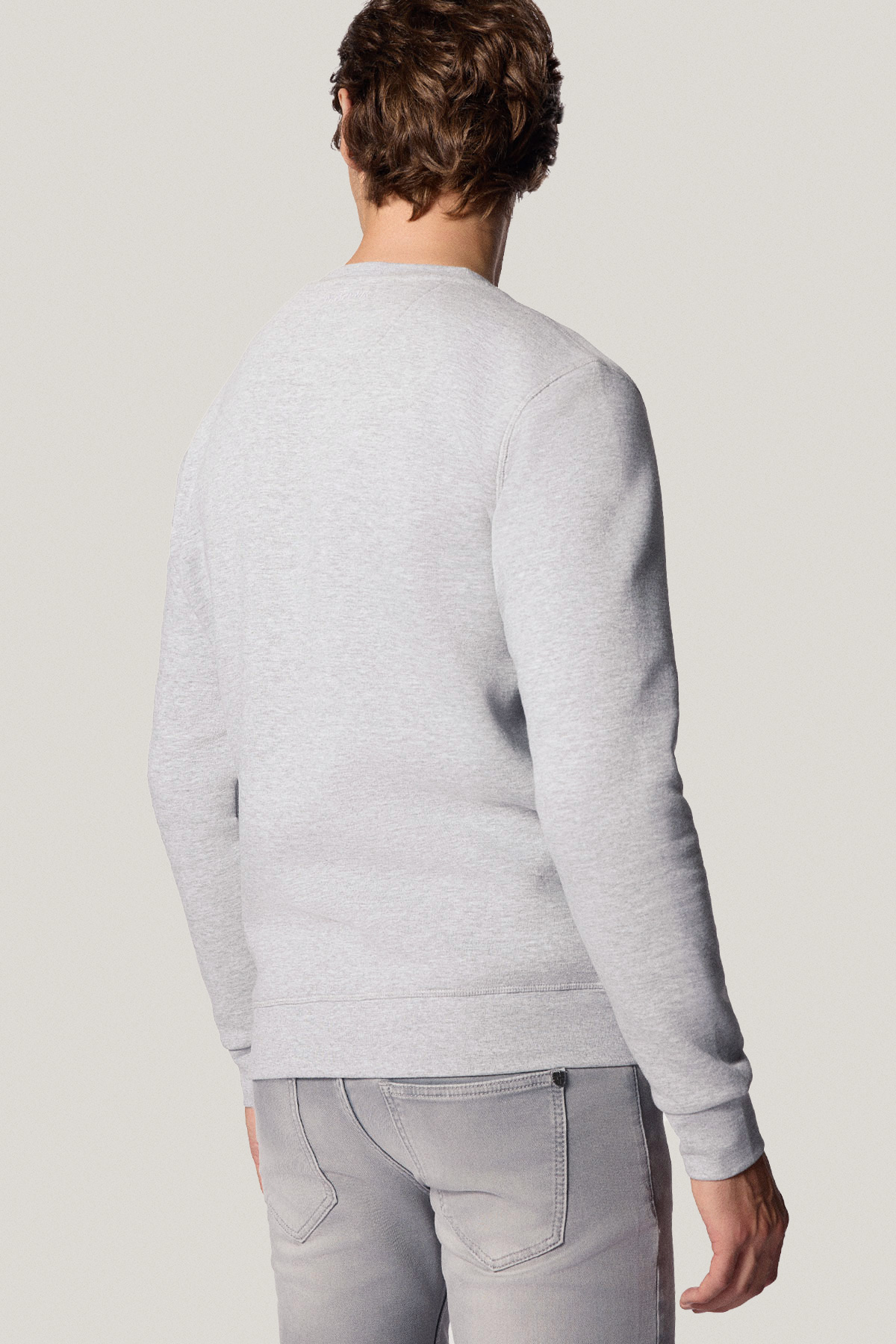 Bluza Nierozpinana Bez Kaptura Szara PM13