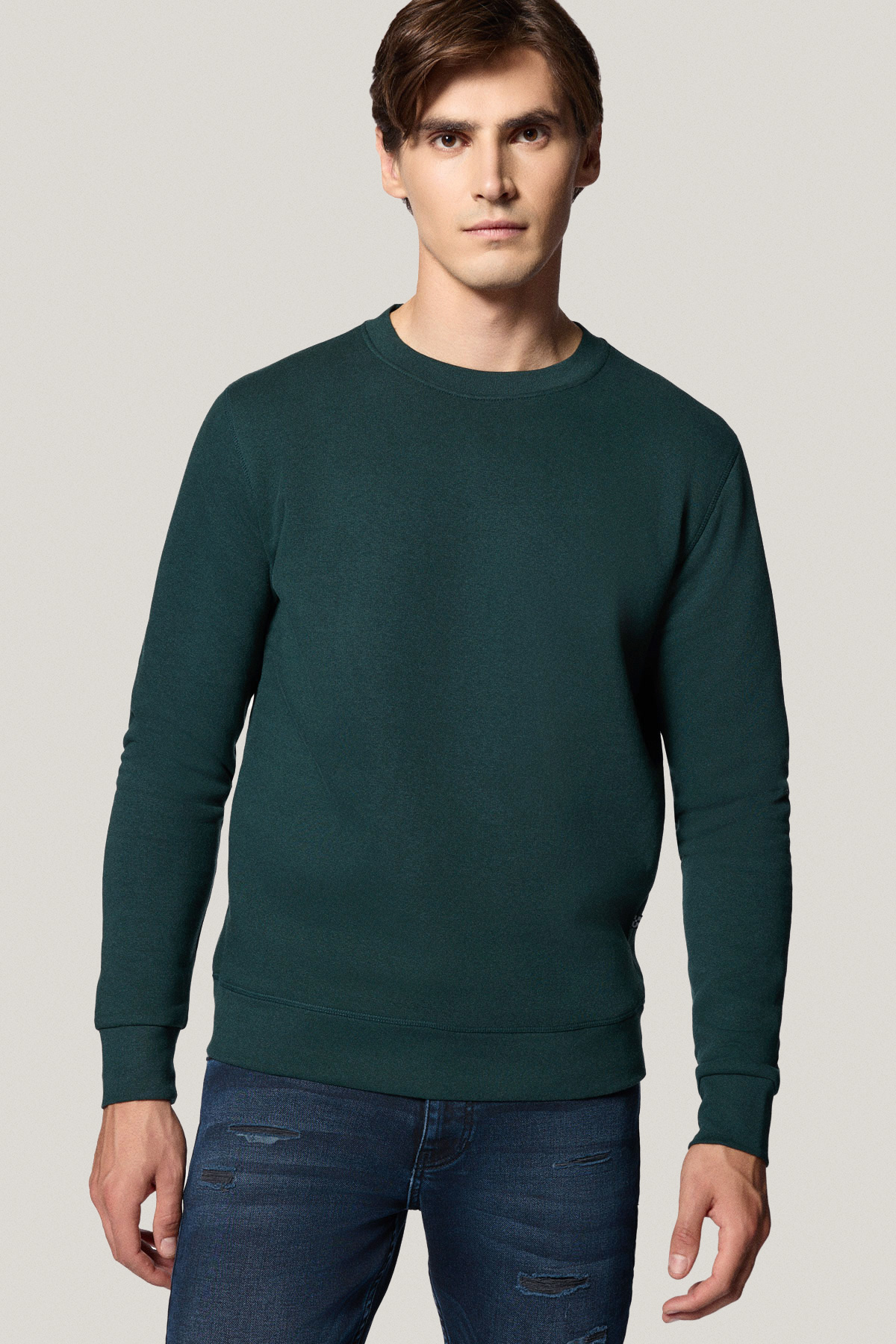 Bluza Nierozpinana Bez Kaptura Zielona PM13