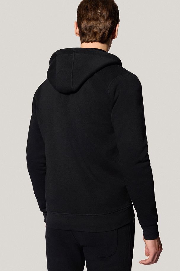 Bluza Rozpinana z Kapturem Czarna PM15