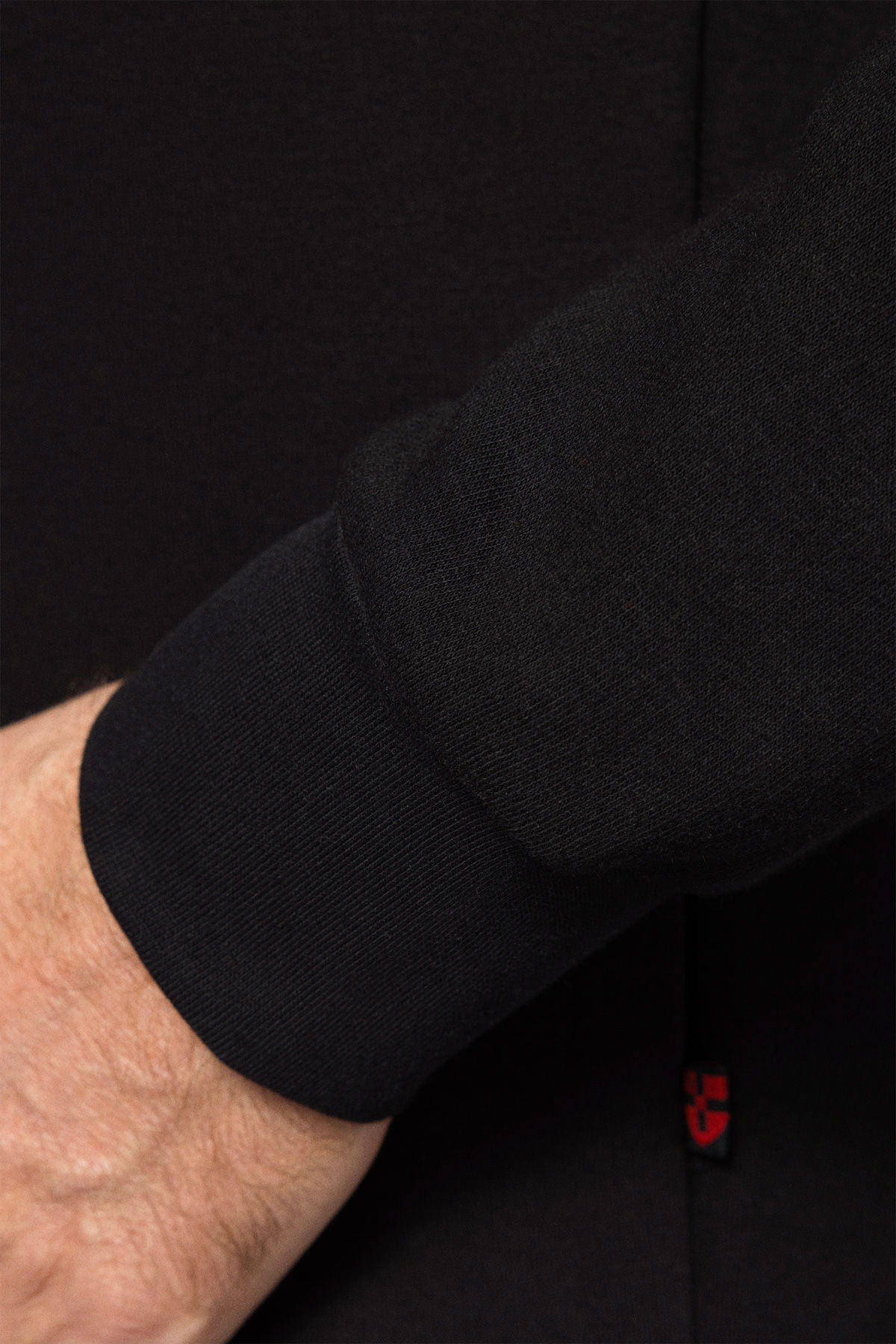 Bluza Nierozpinana Bez Kaptura Czarna z Nadrukiem PM6