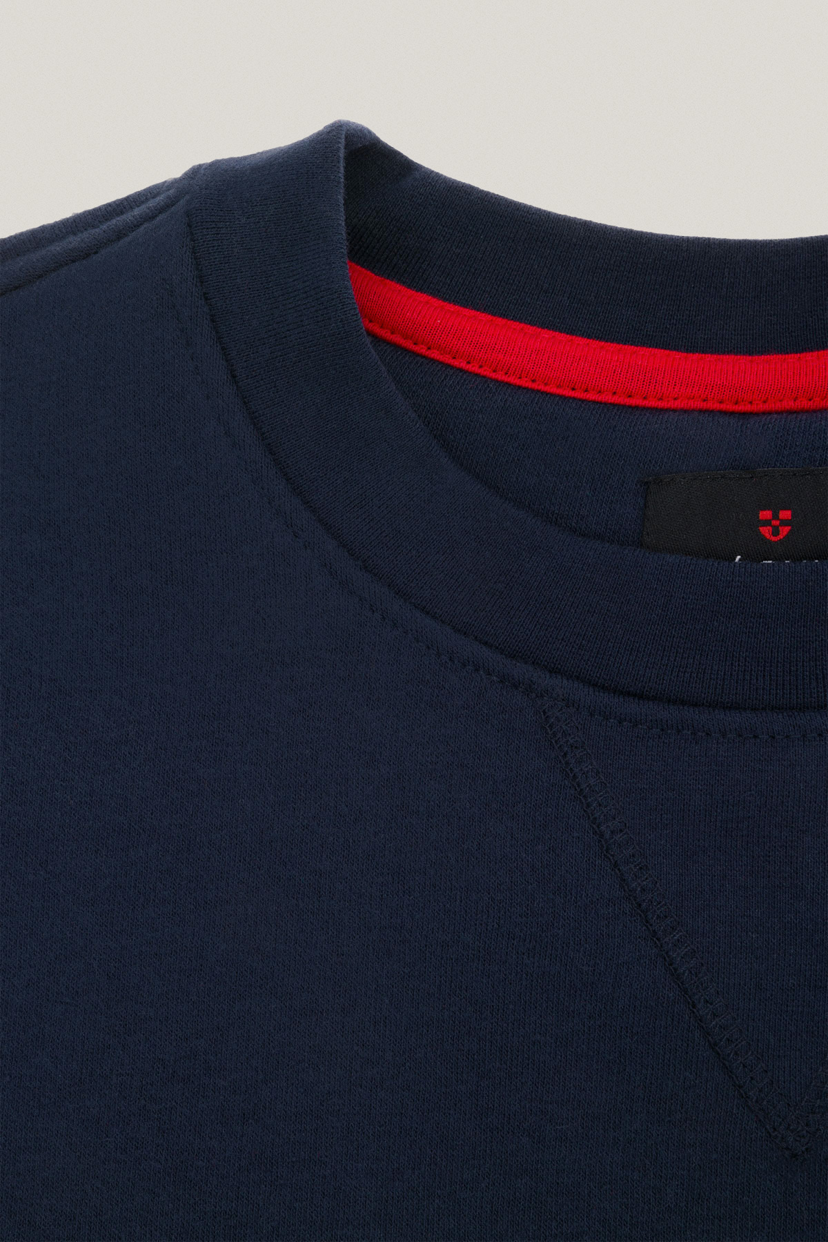 Bluza Nierozpinana Bez Kaptura Granatowa z Nadrukiem PM6