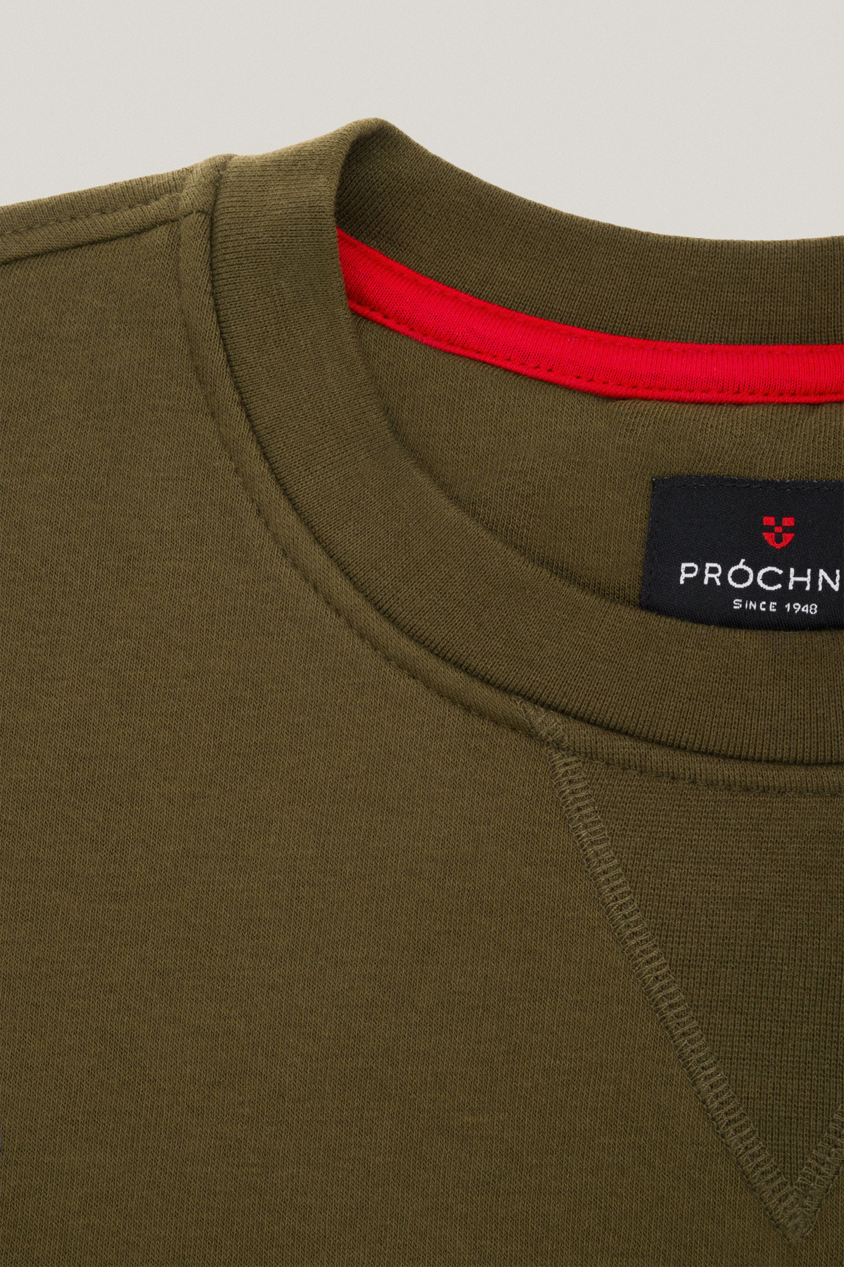 Bluza Nierozpinana Bez Kaptura Zielona z Nadrukiem PM6