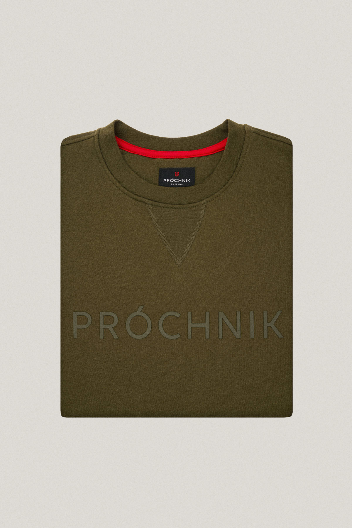 Bluza Nierozpinana Bez Kaptura Zielona z Nadrukiem PM6