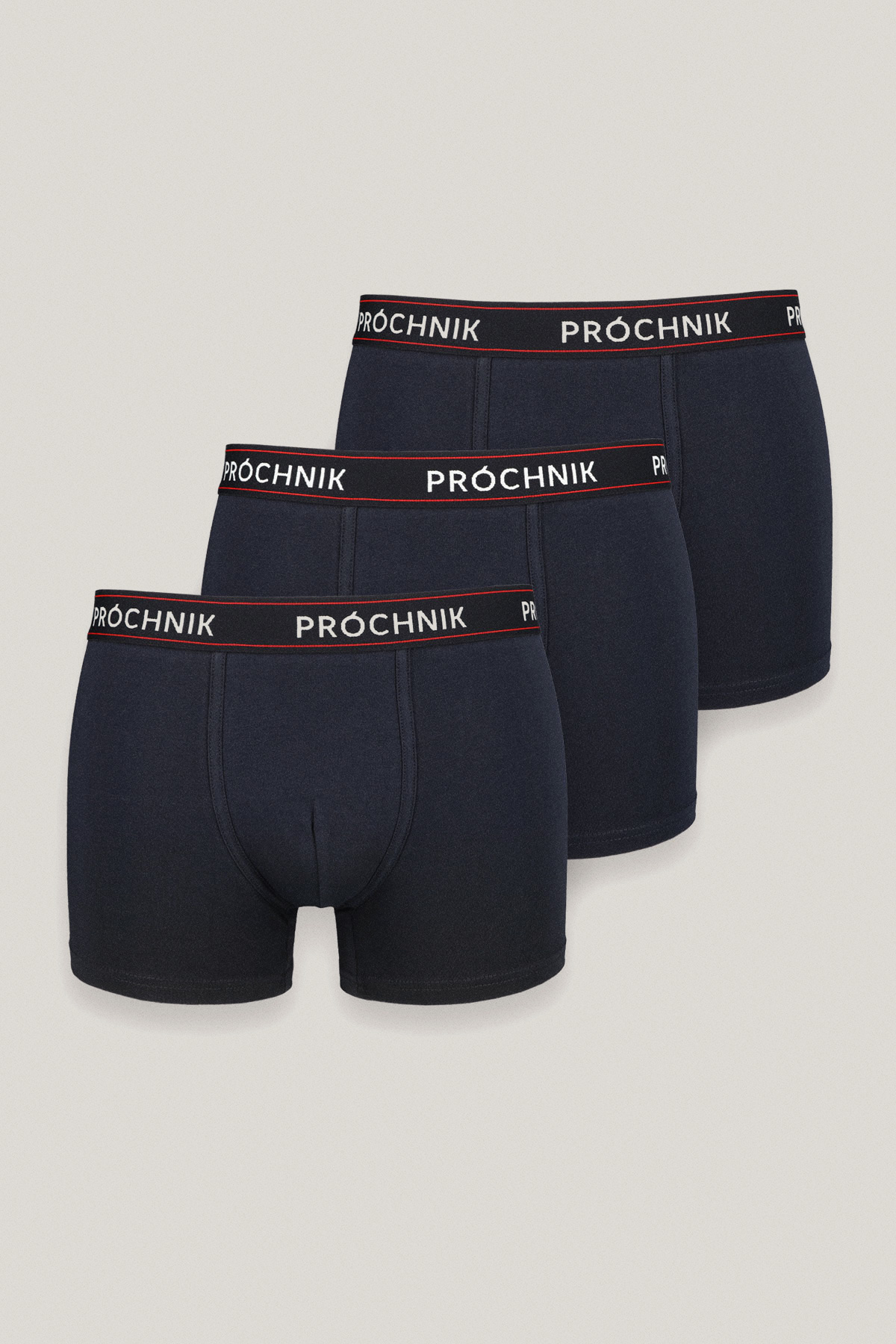 Zestaw 3 Granatowych Bokserek z Bawełny PM2