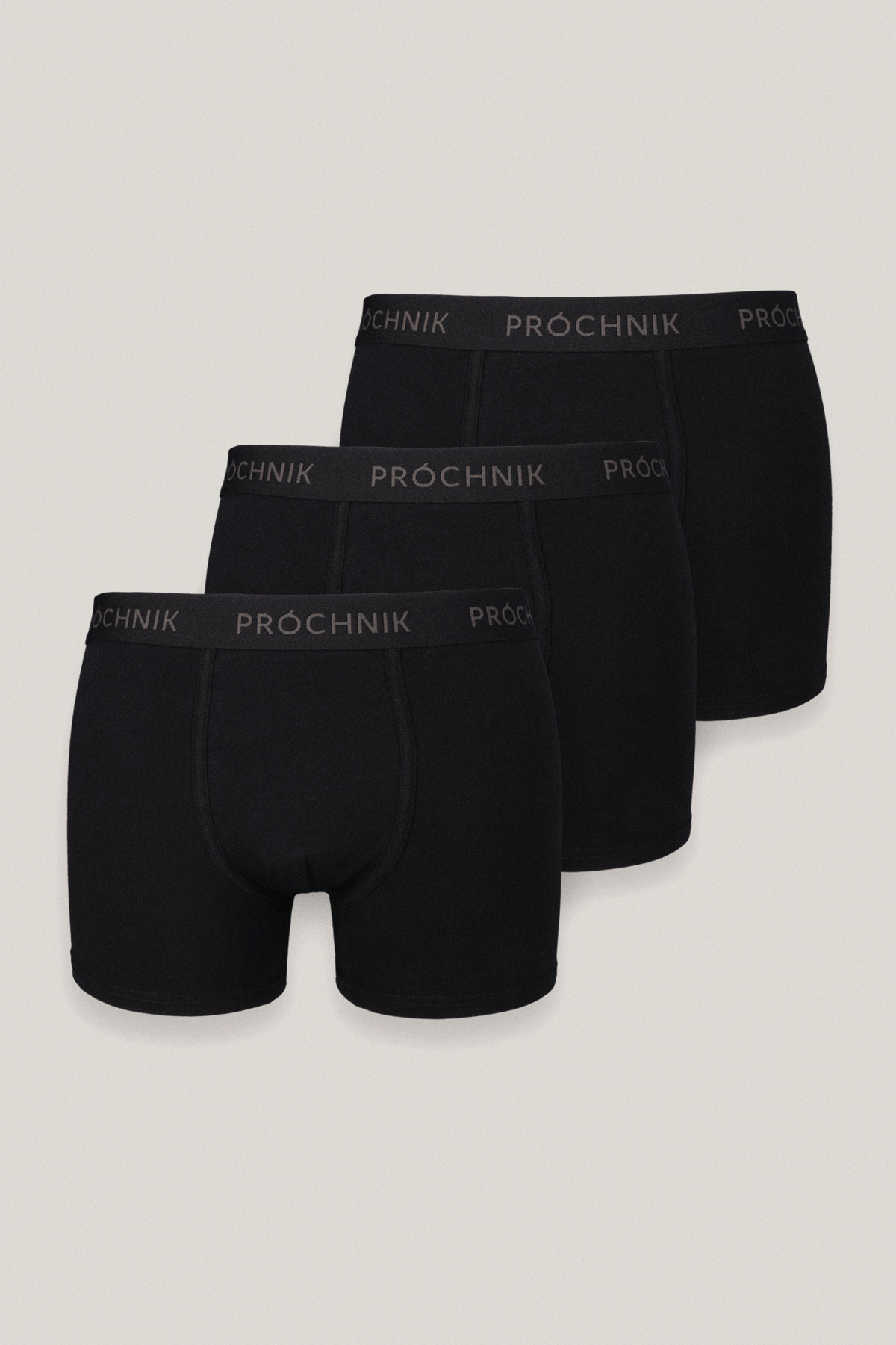 Zestaw 3 Par Czarnych Bokserek PM6