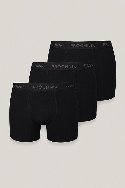 Zestaw 3 Par Czarnych Bokserek PM6