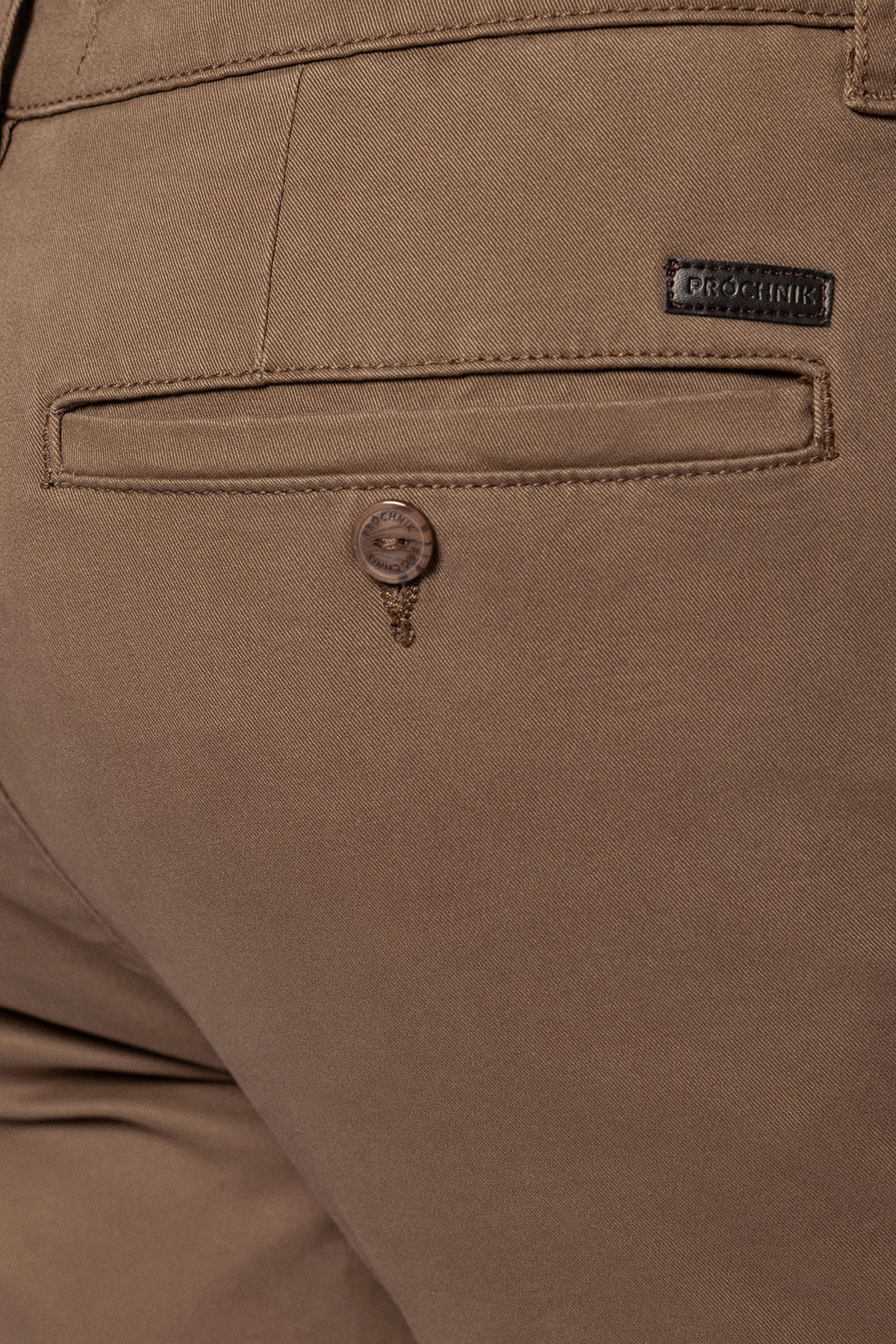 Spodnie Chino Slim Fit Beżowe z Bawełny PM1