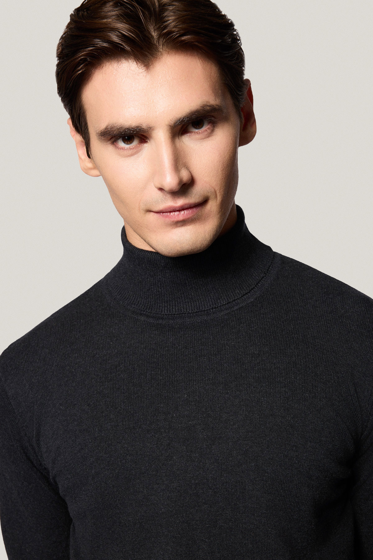 Golf Ciemnoszary Bawełniany PM5