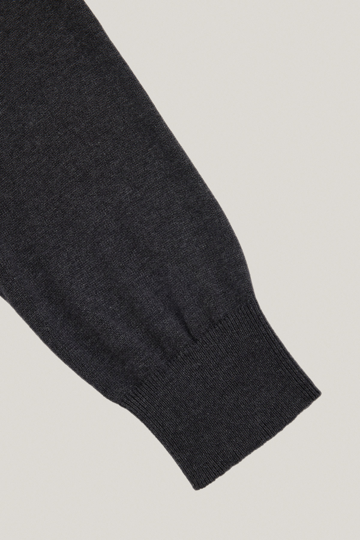 Golf z Bawełną Gładki Grafitowy PM4