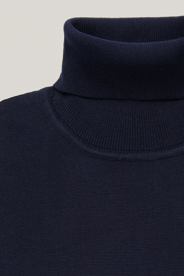 Golf Ciemnogranatowy Bawełniany PM5