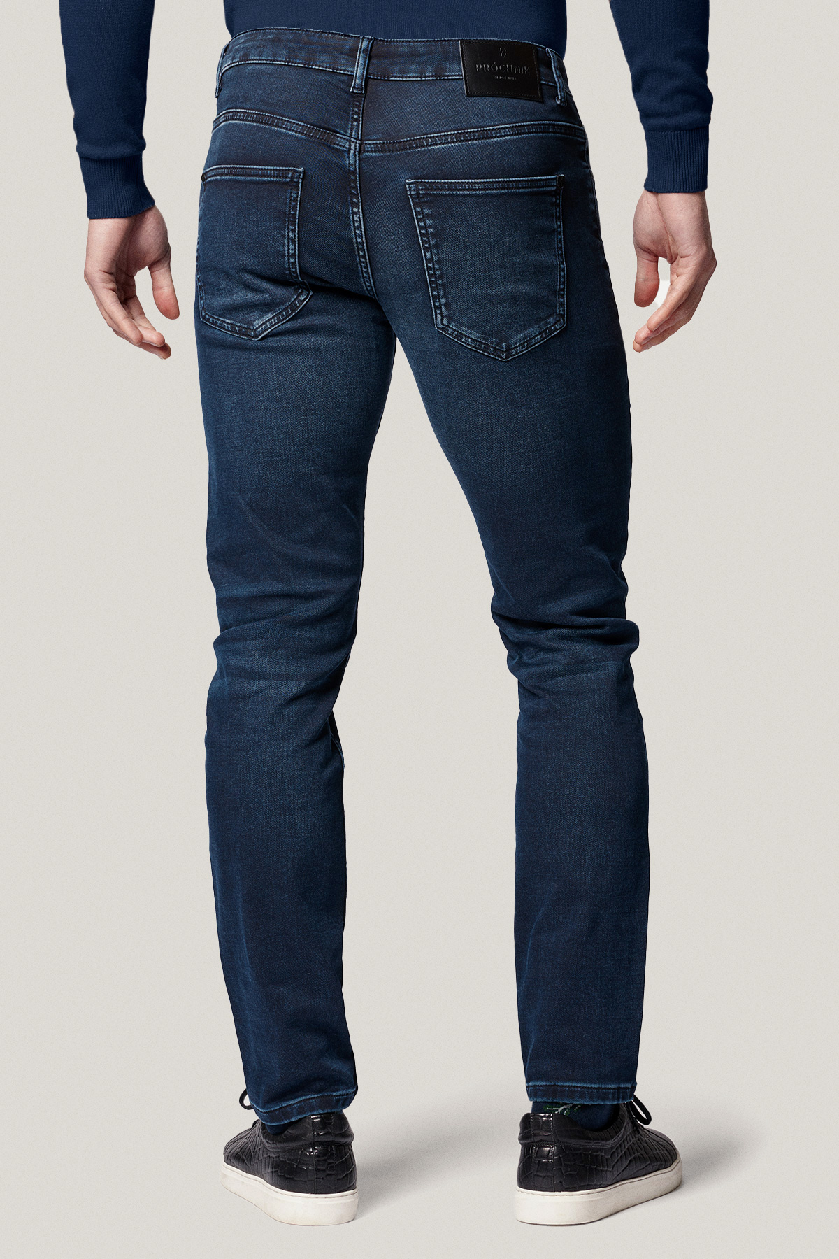 Jeansy Ciemnogranatowe Slim Fit PM7
