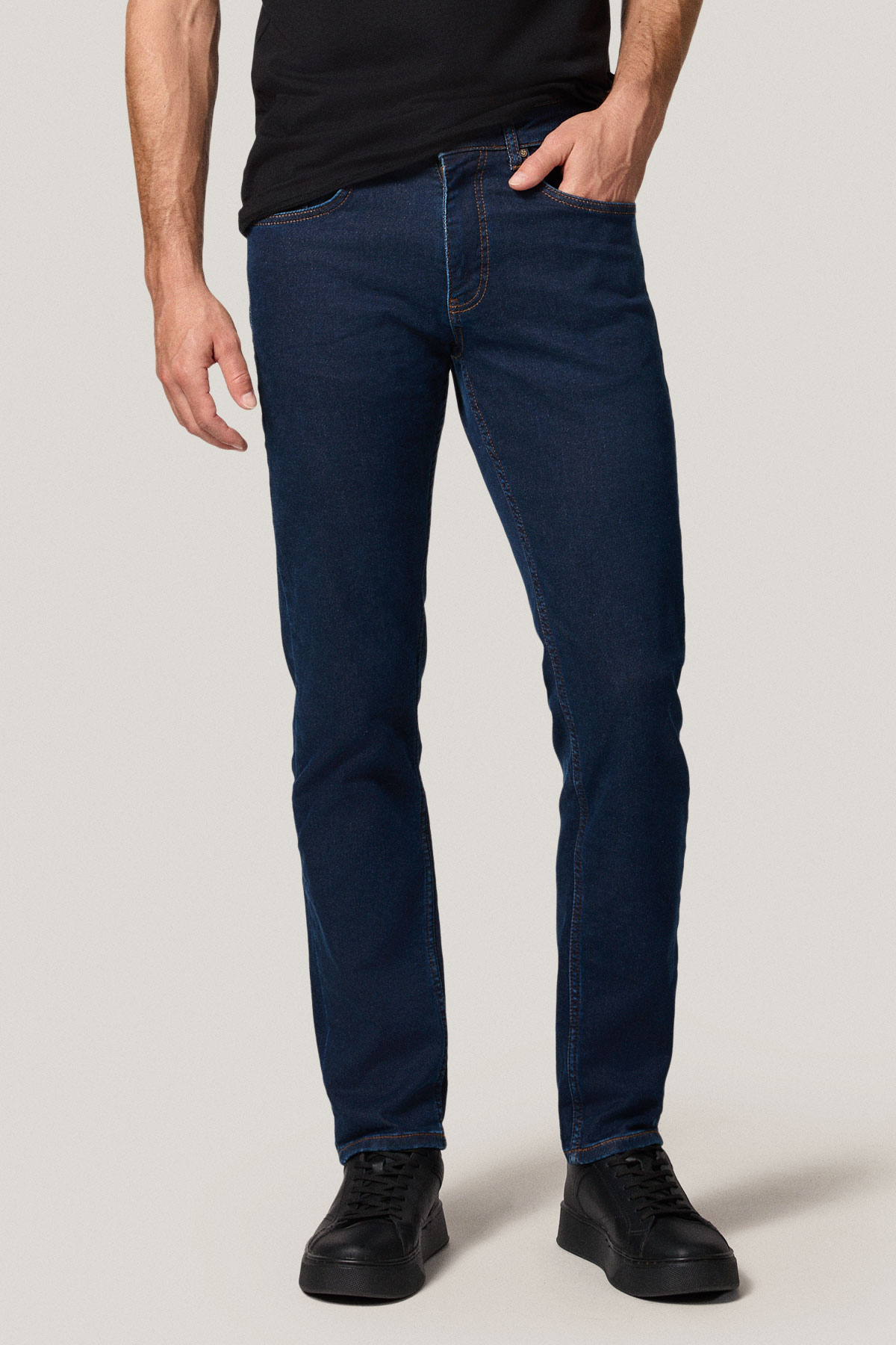 Jeansy Regular Ciemnogranatowe PM10