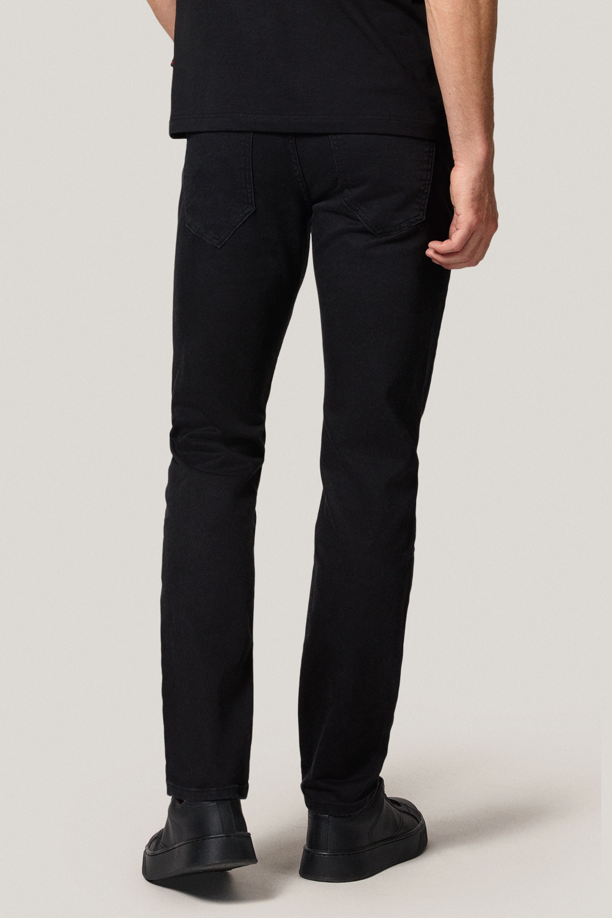 Jeansy Regular Czarne PM10