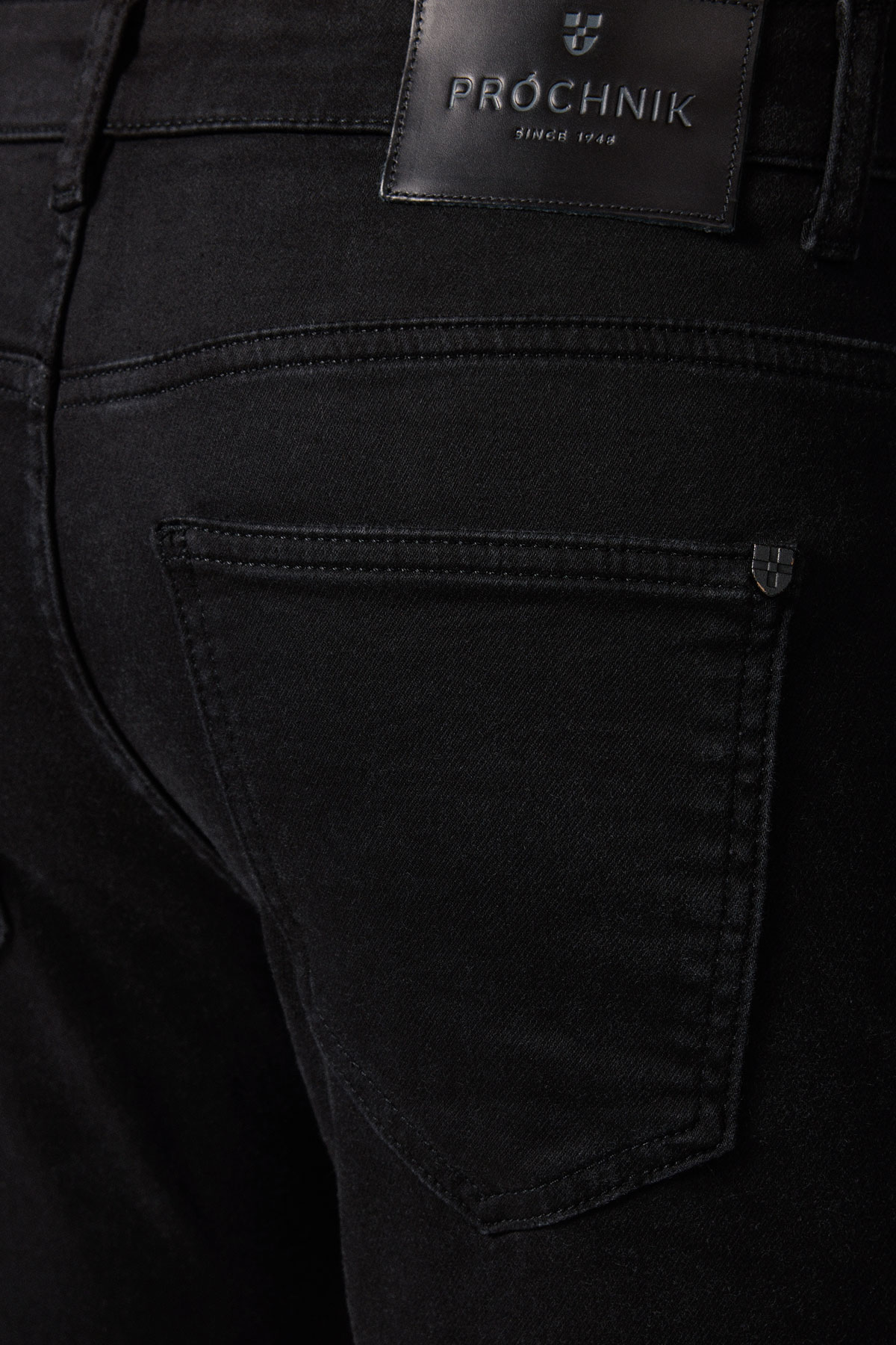 Jeansy Regular Czarne PM10