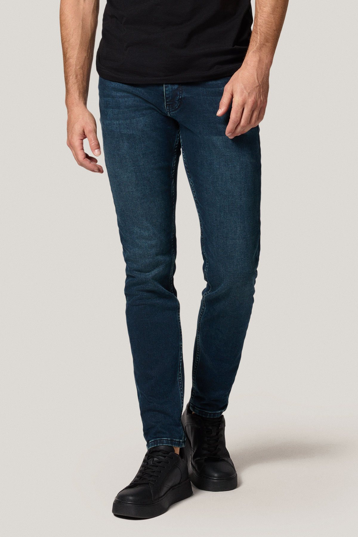 Jeansy Ciemnogranatowe Slim Fit PM9