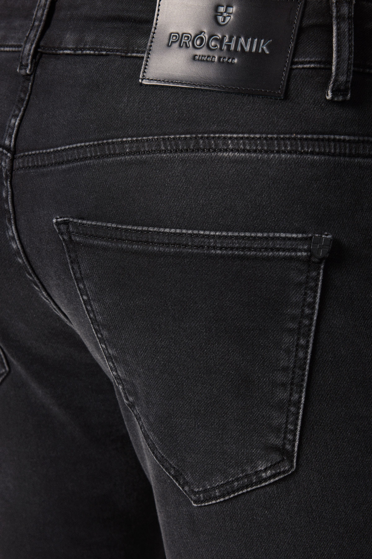 Jeansy Czarne Slim Fit PM9